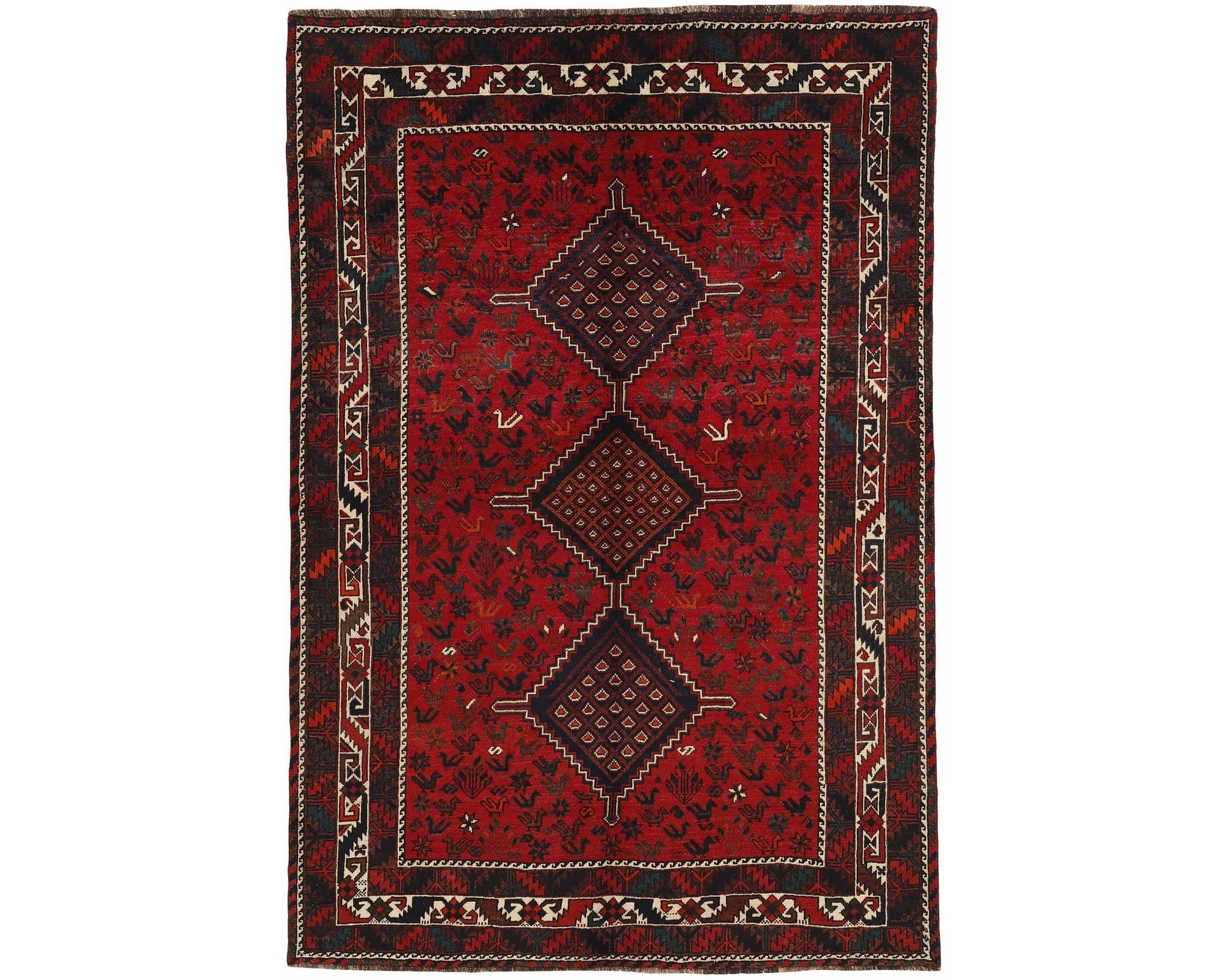 Shiraz orientalisk matta 191 x 275 cm