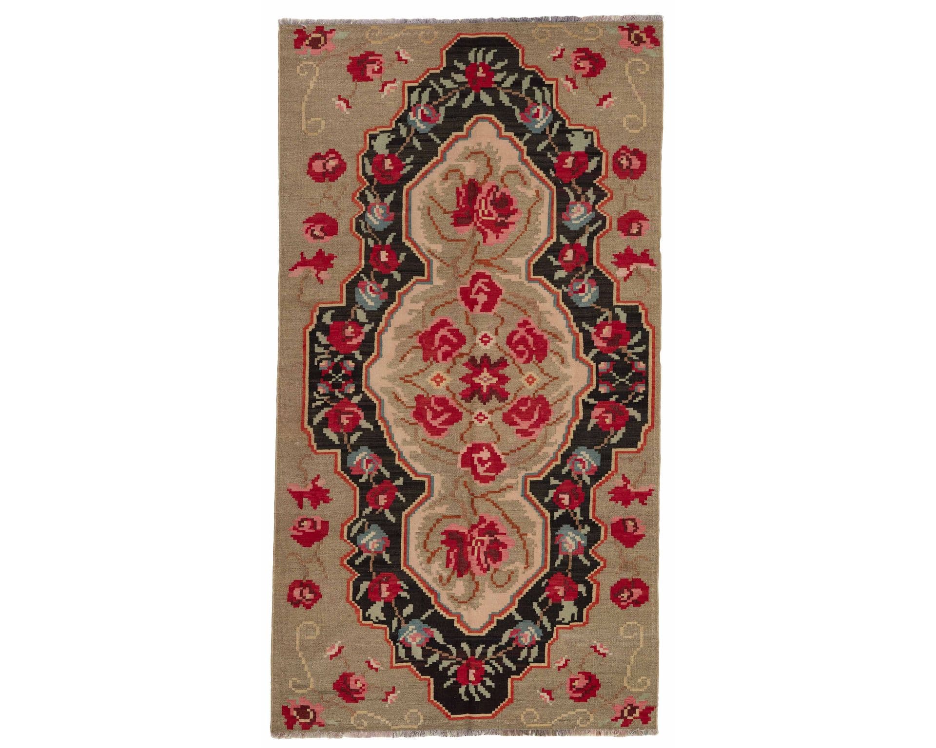 Rose Kelim orientalisk matta 152 x 279 cm