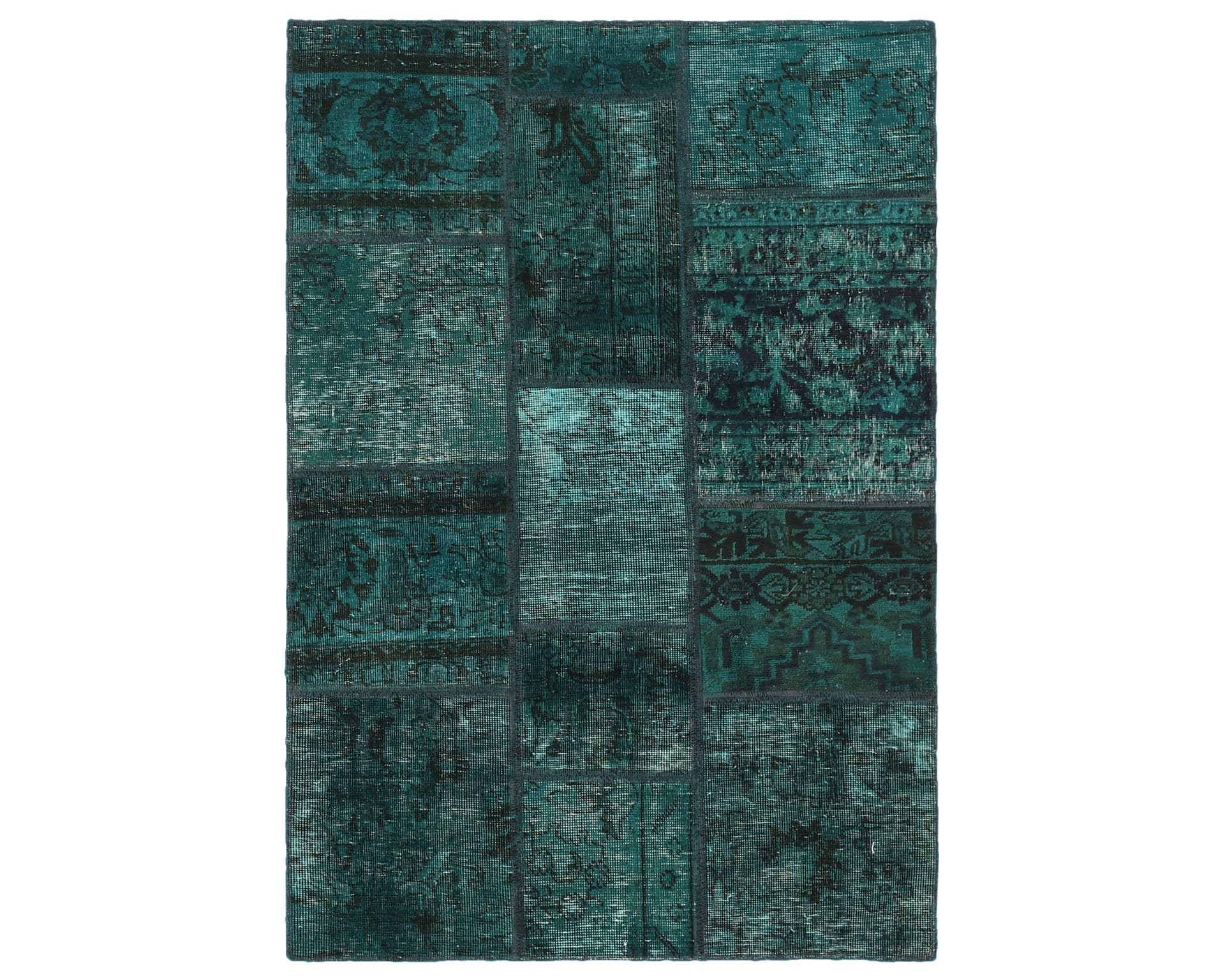 Vintage Patchwork orientalisk matta 105 x 154 cm