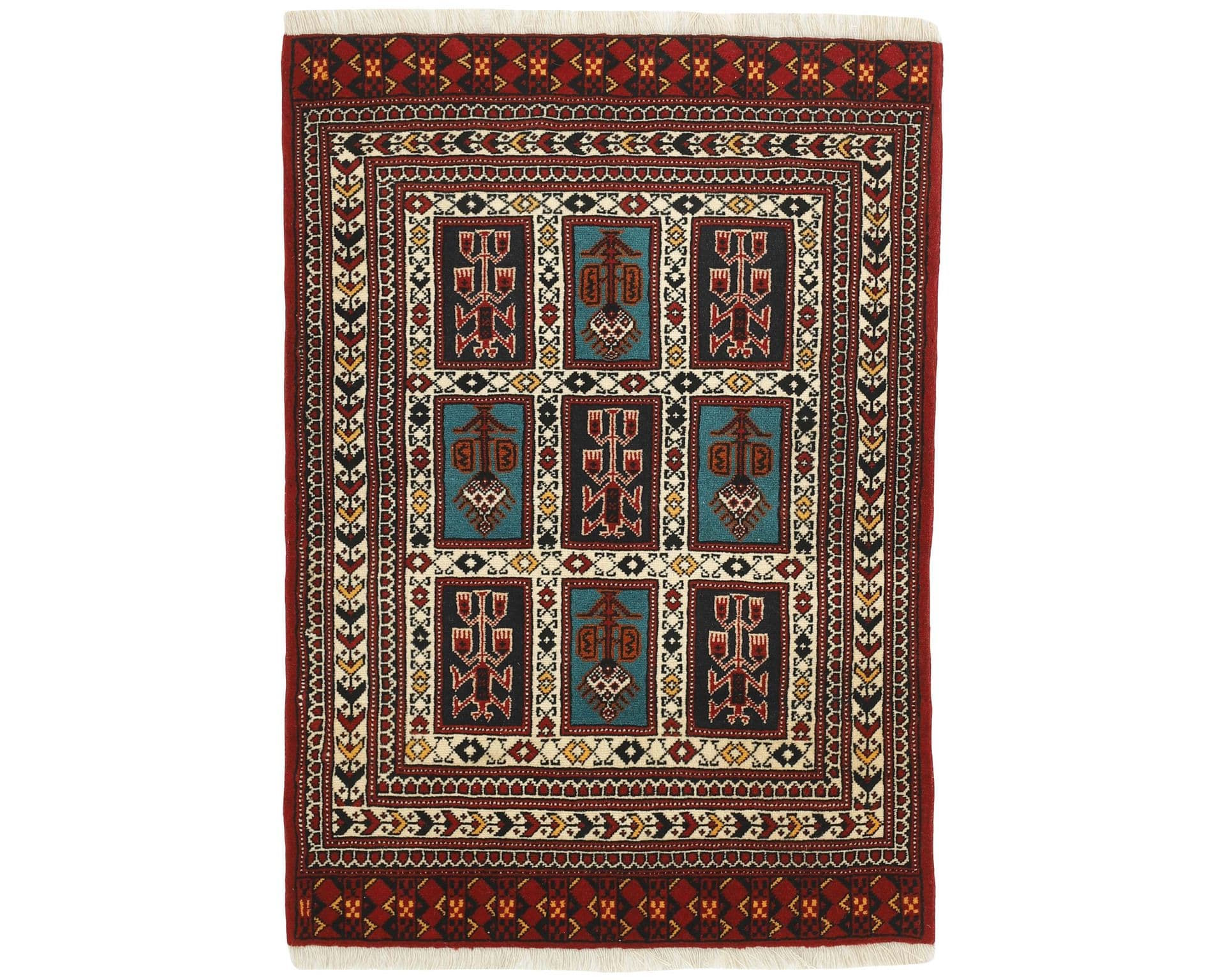 Torkaman Fine orientalisk matta 84 x 119 cm