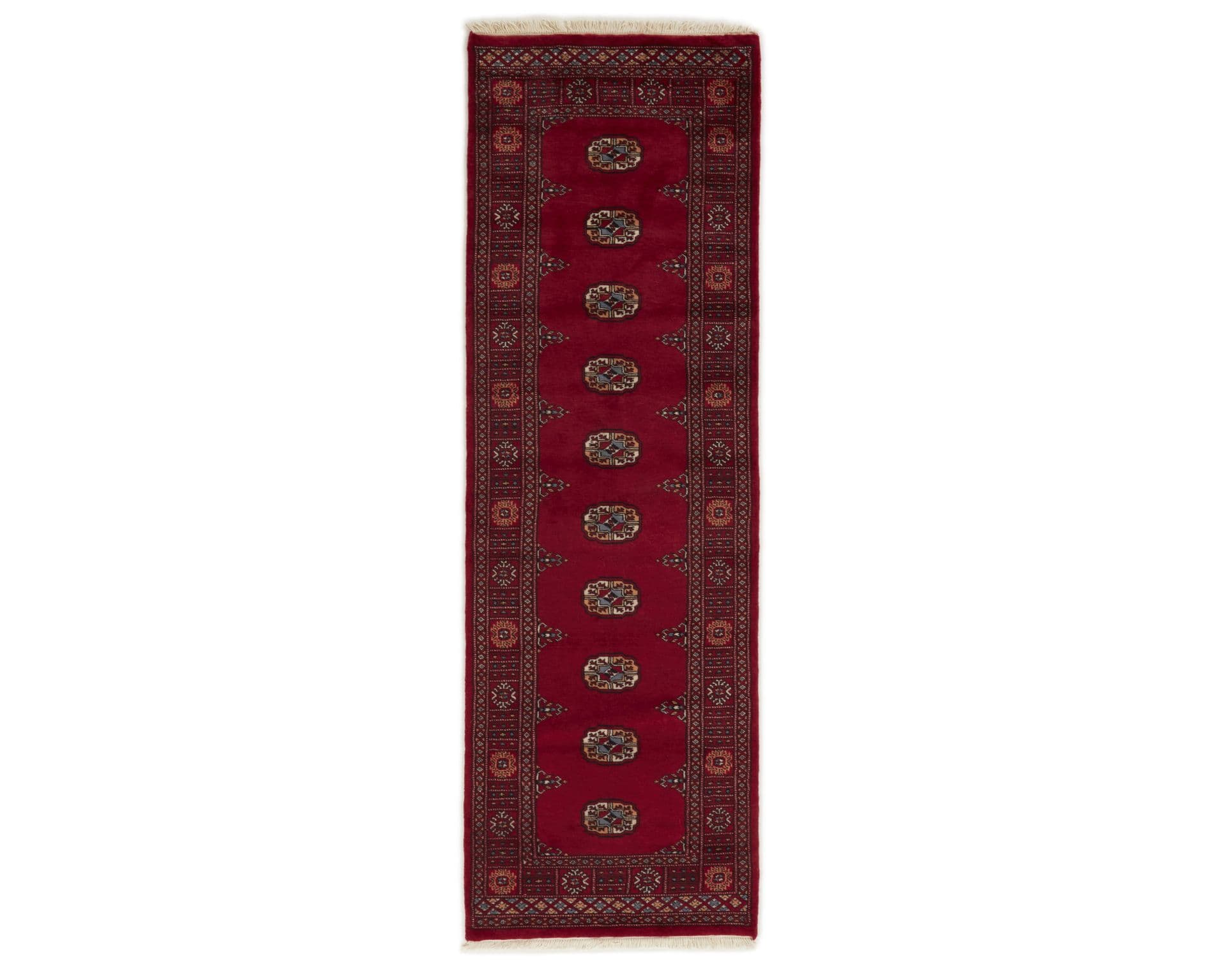 Pakistan handknotted orientalisk matta 77 x 237 cm