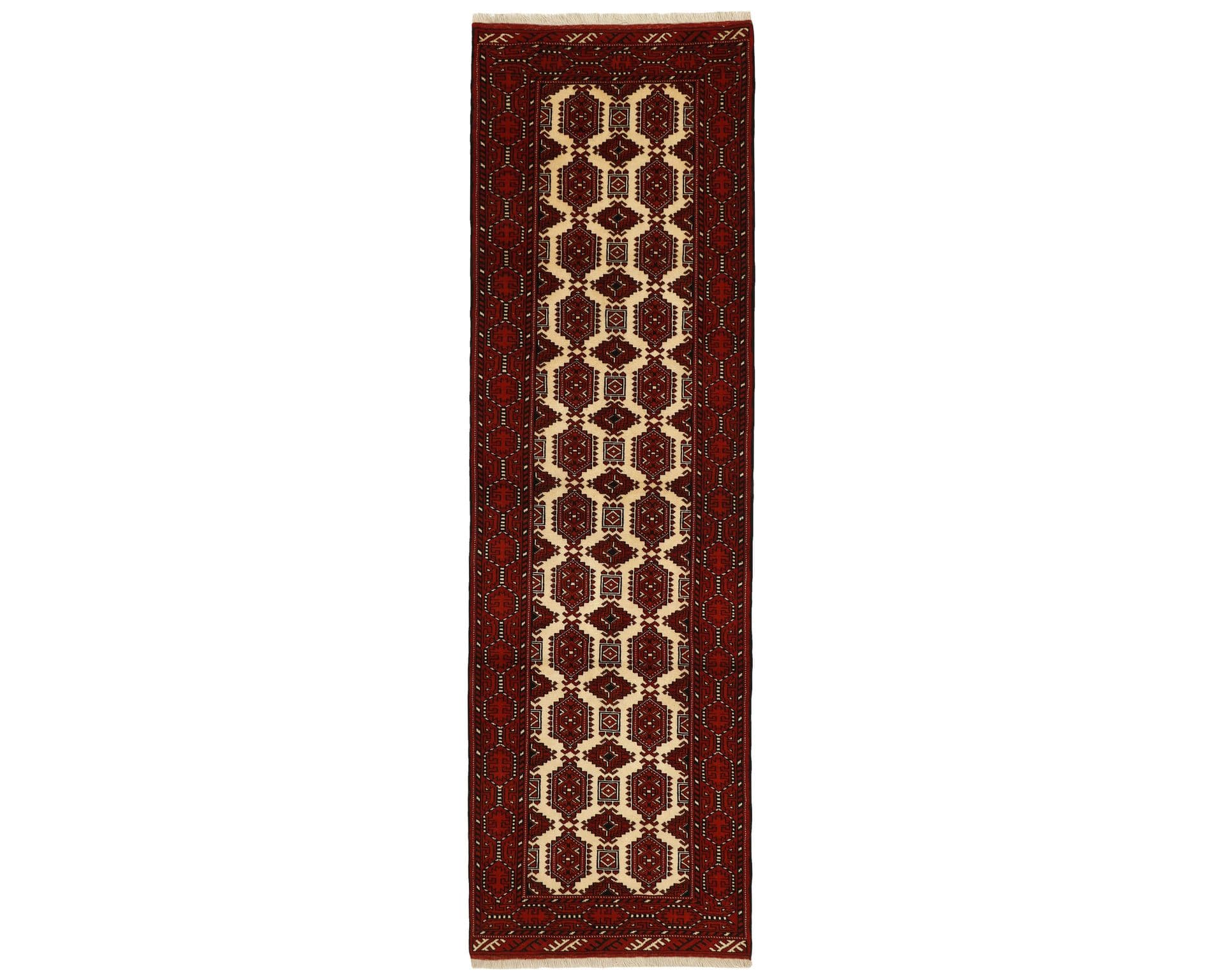 Torkaman Fine orientalisk matta 86 x 286 cm
