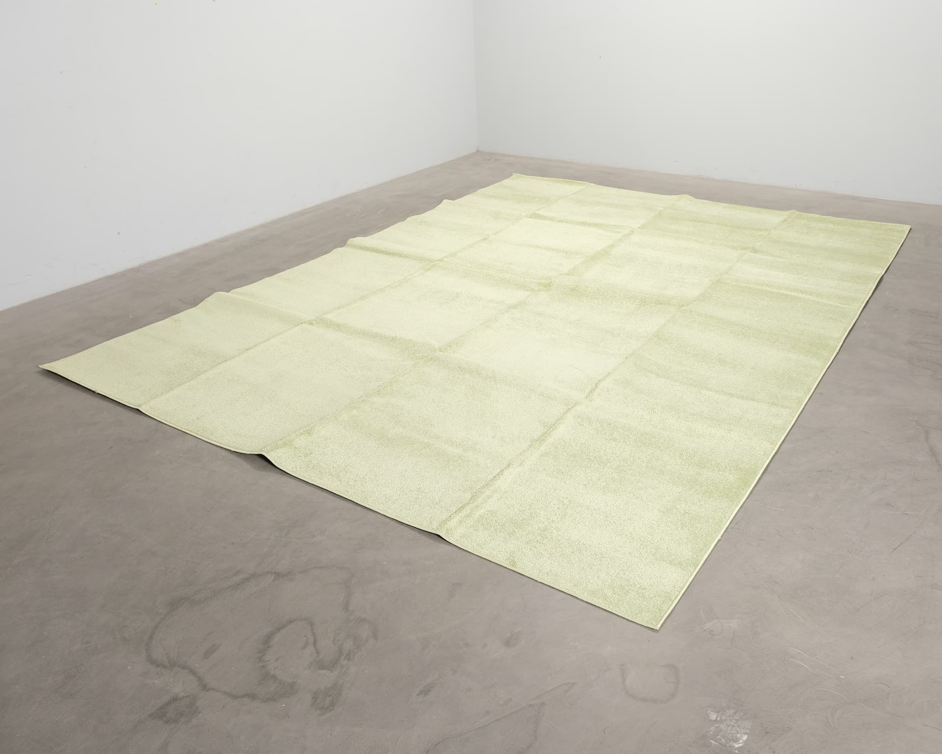 Rugvista matta 300 x 400 cm grön