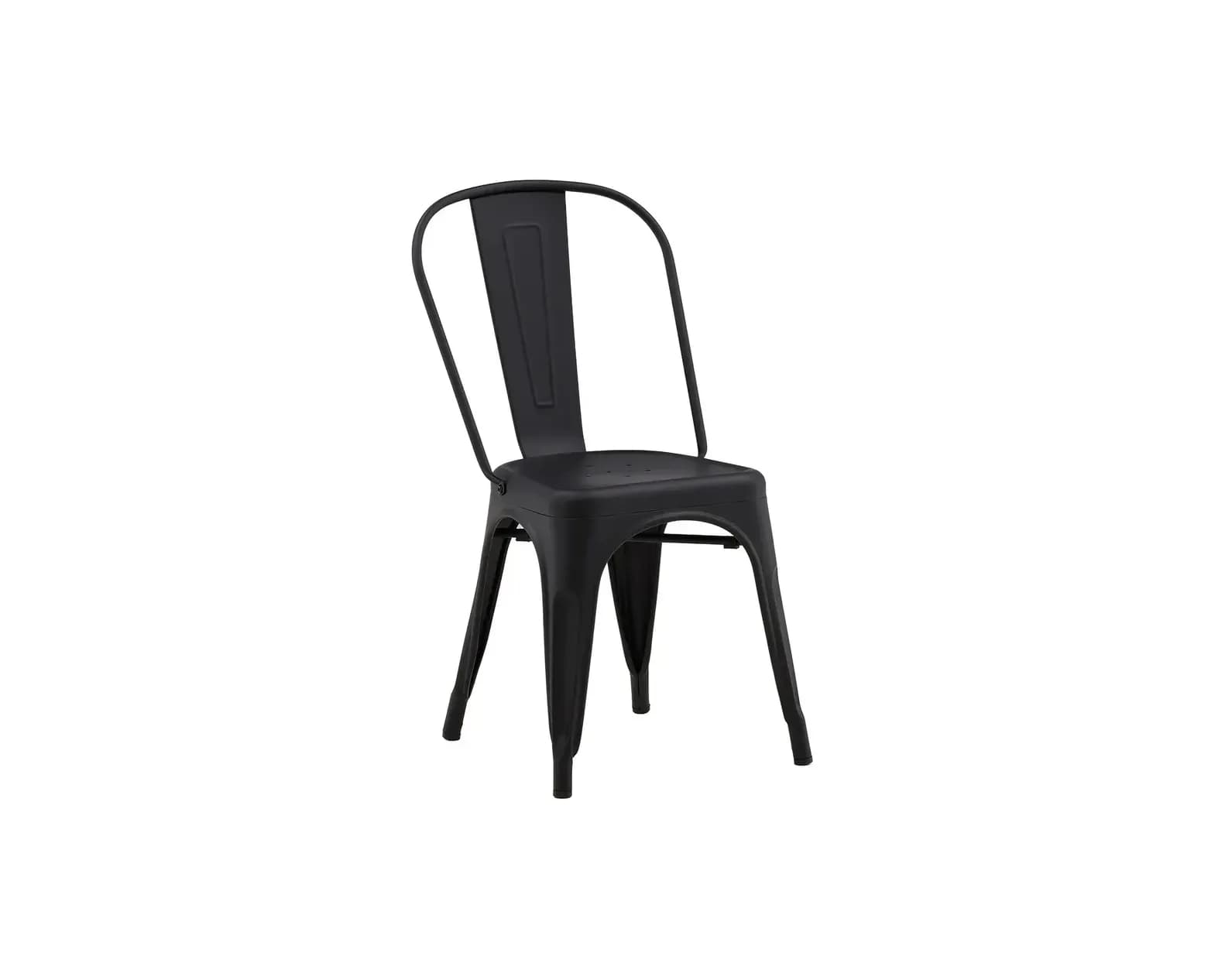 Tempe matstol svart, set om 4