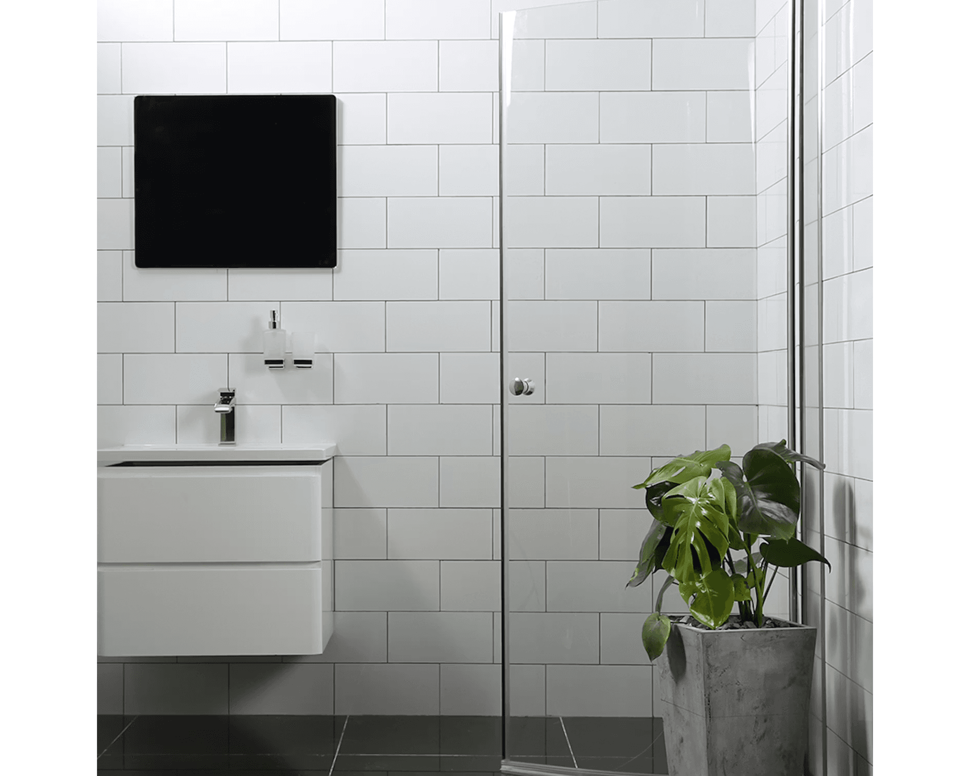 Bathlife Mångsidig 45° duschdörr