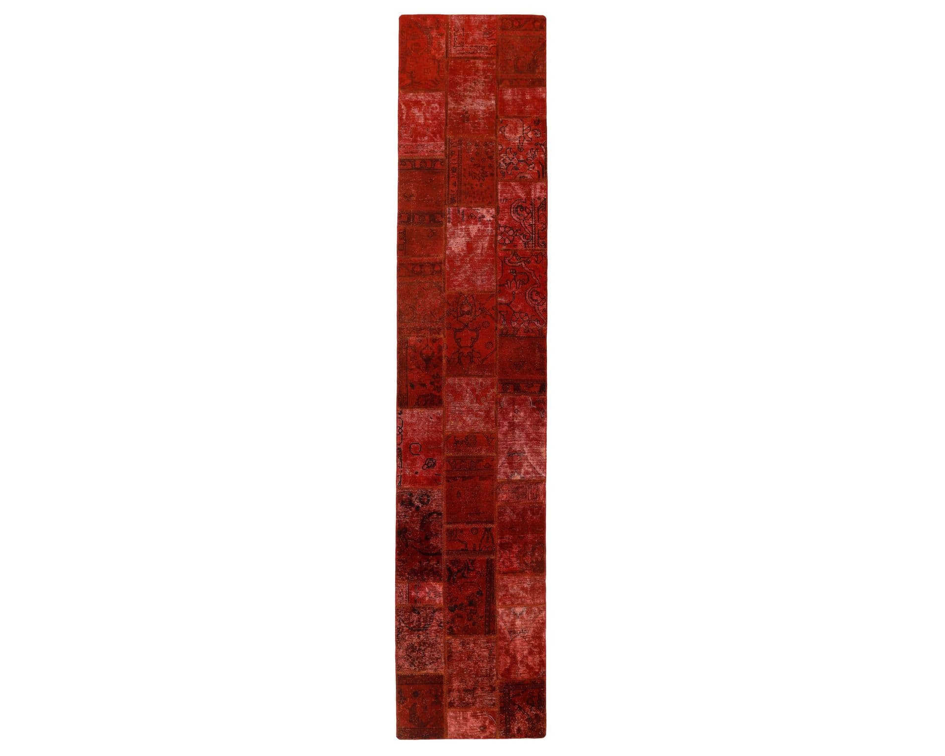 Vintage Patchwork orientalisk matta 84 x 405 cm