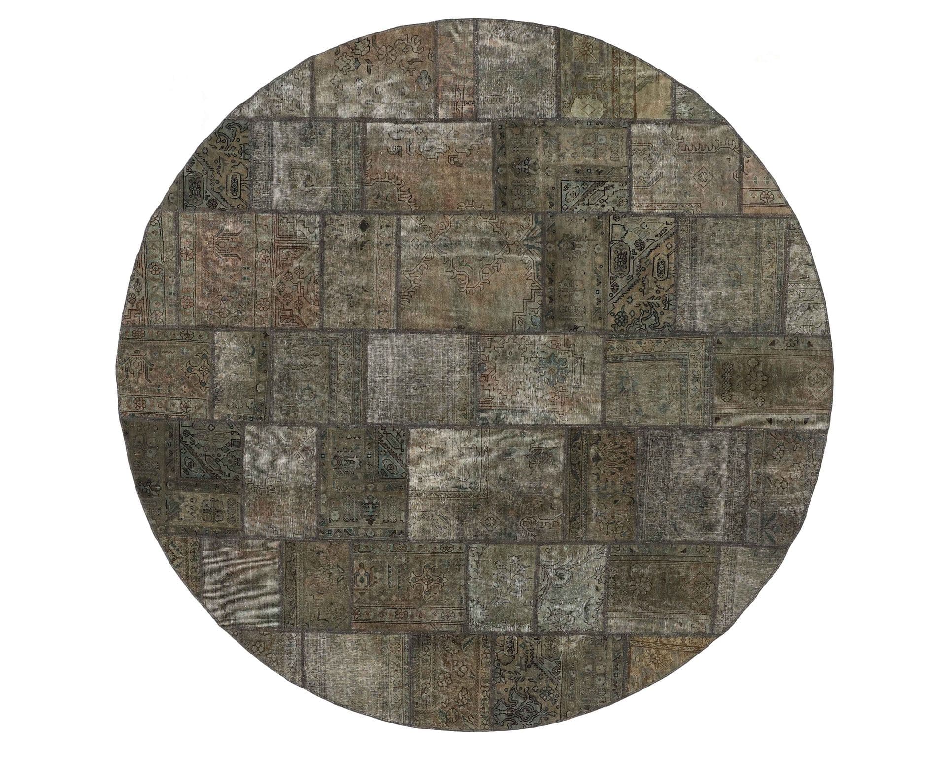 Vintage Patchwork orientalisk matta 300 x 300 cm