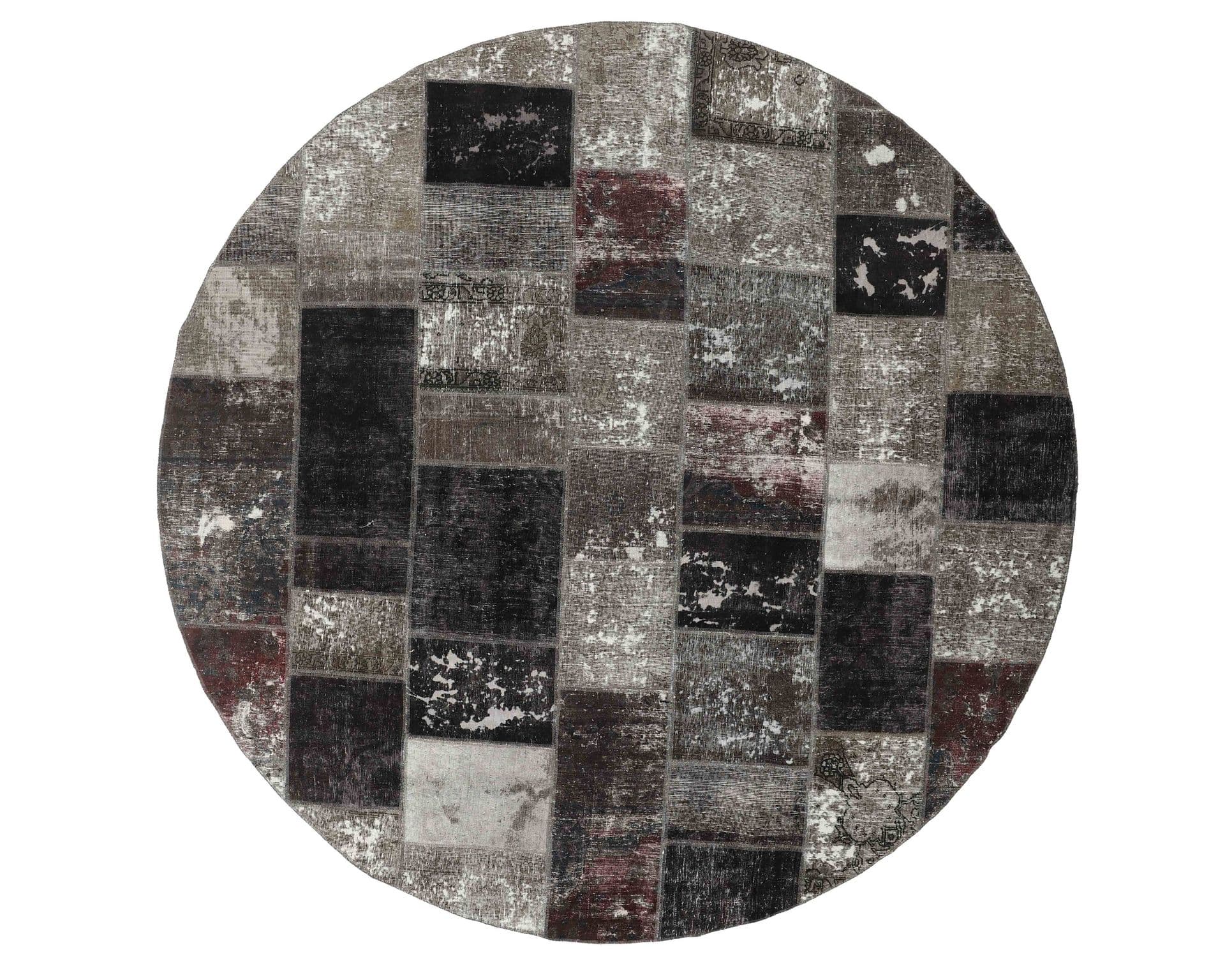 Vintage Patchwork orientalisk matta ø 300 cm