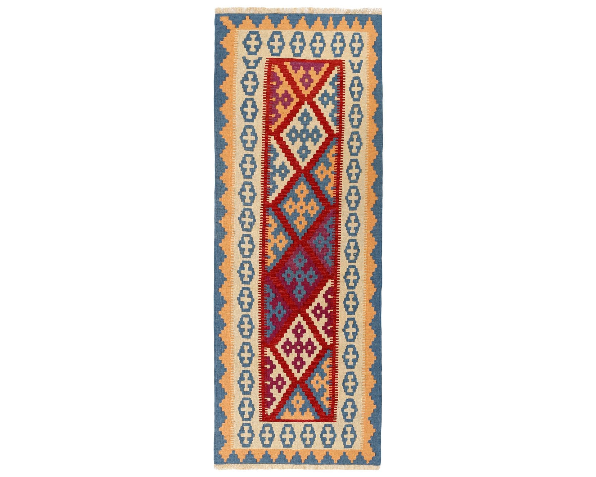 Rezas orientalisk x Kelim matta 87 x 248 cm