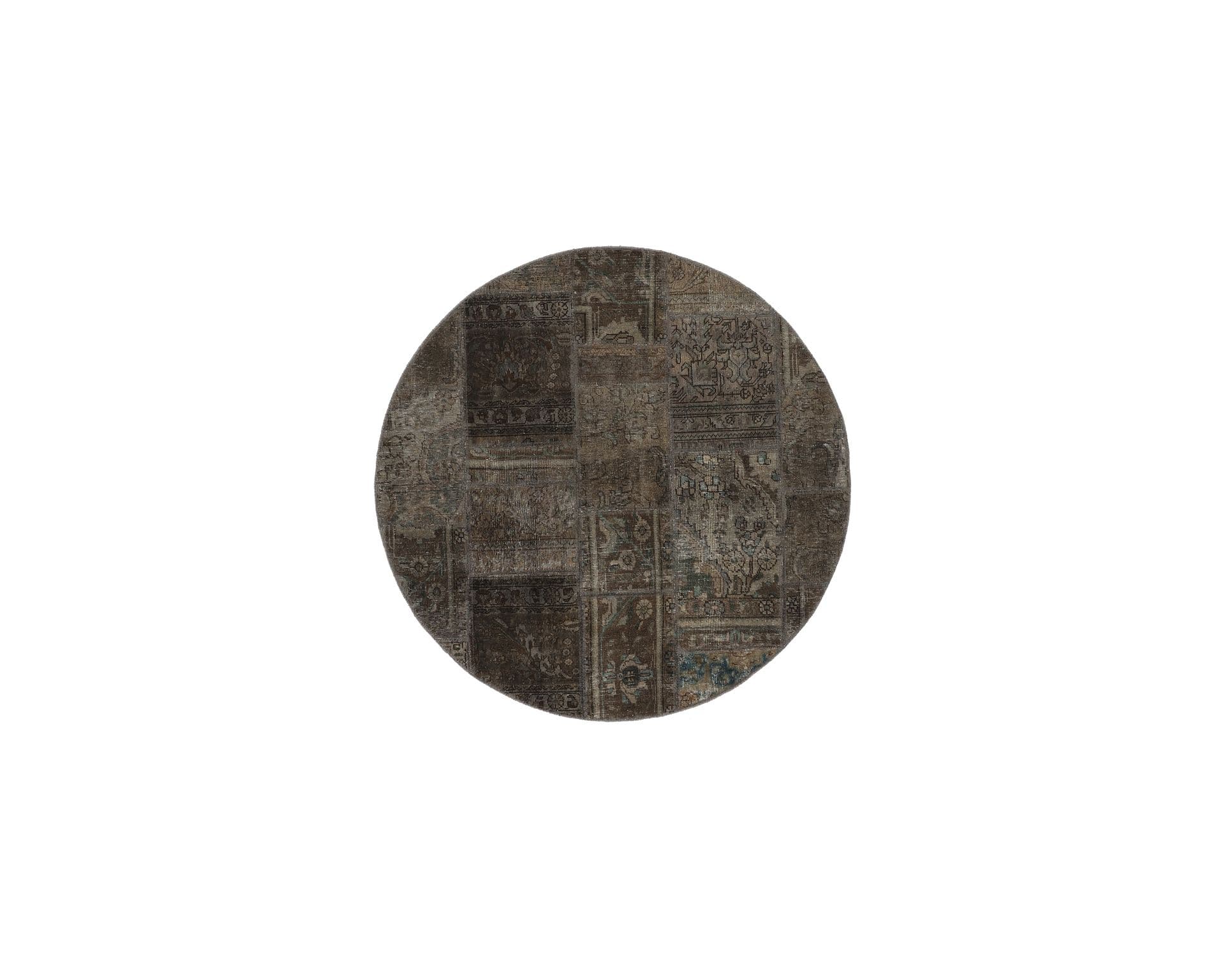 Vintage Patchwork orientalisk matta 150 x 150 cm