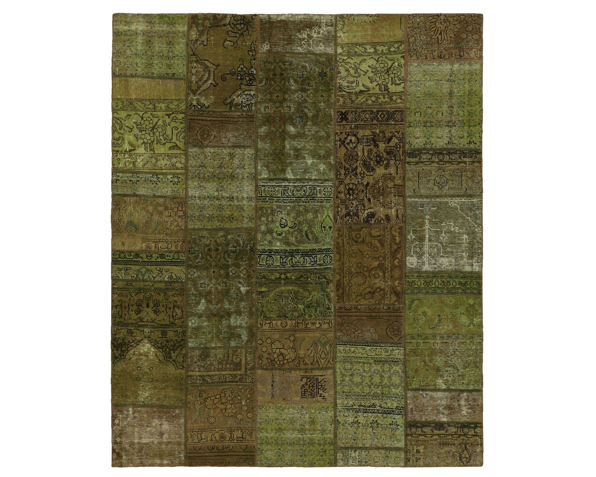 Vintage Patchwork orientalisk matta 207 x 253 cm