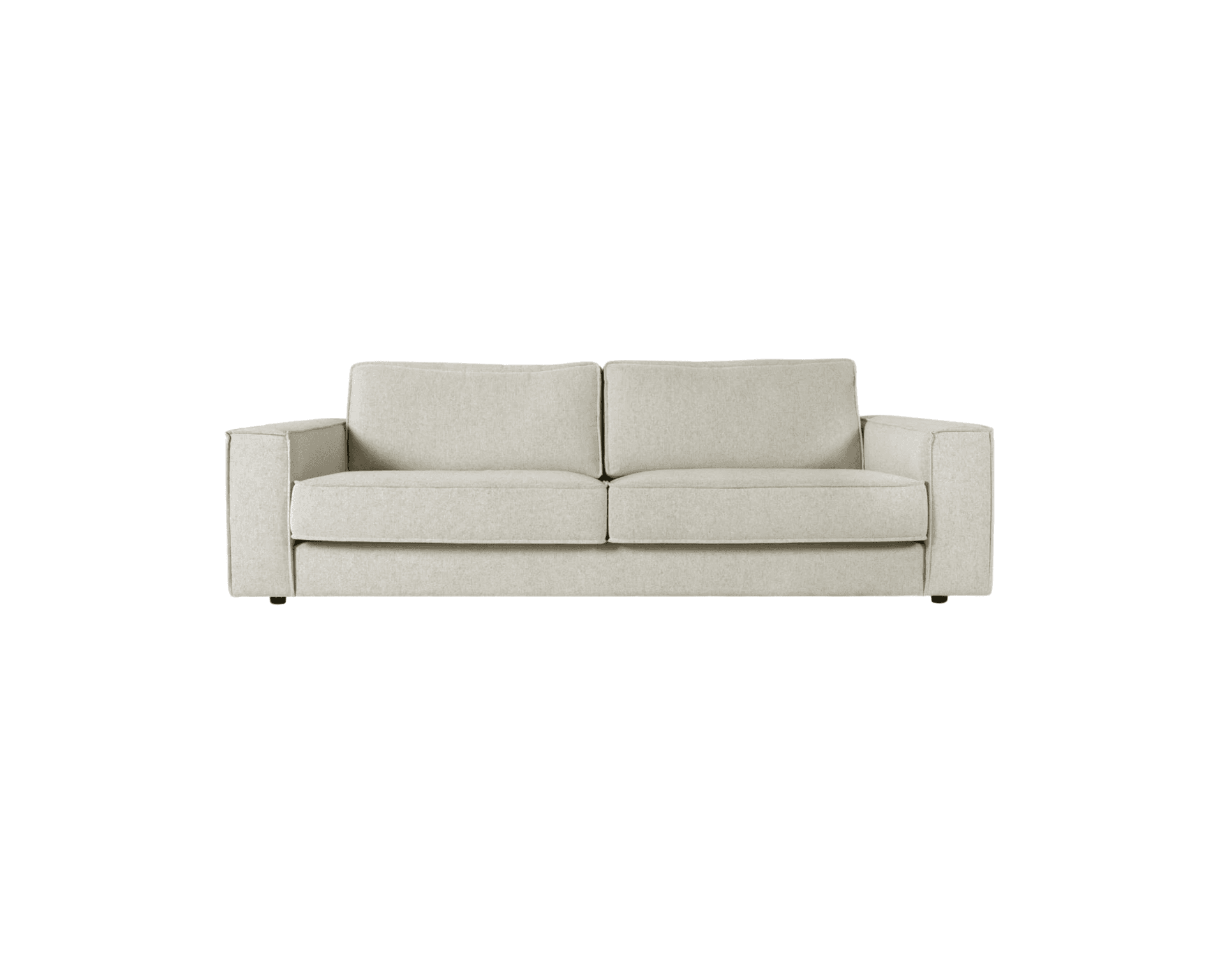 Forms & Objects Olivia 3-sits soffa med fotpall
