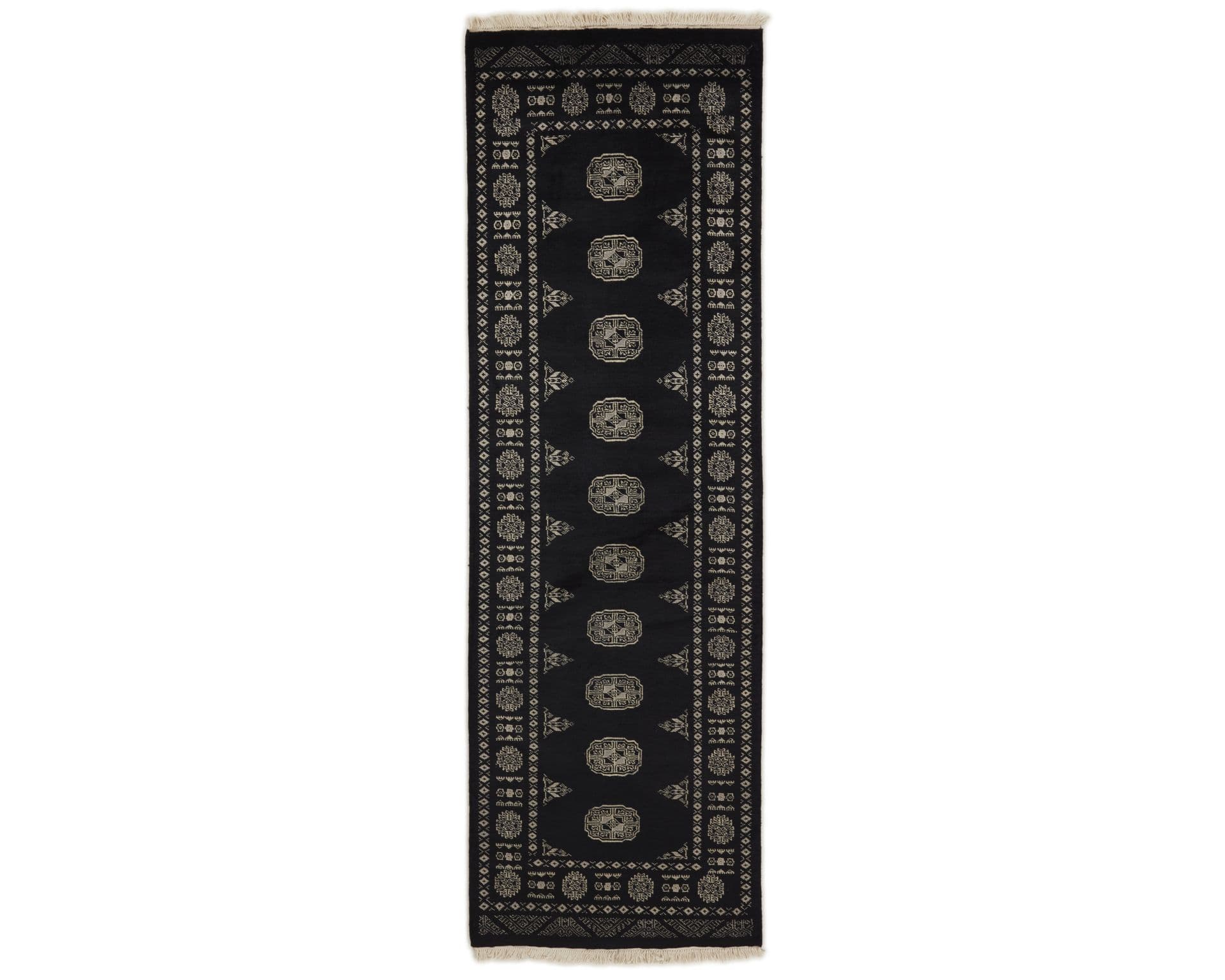 Pakistan handknotted orientalisk matta 79 x 251 cm