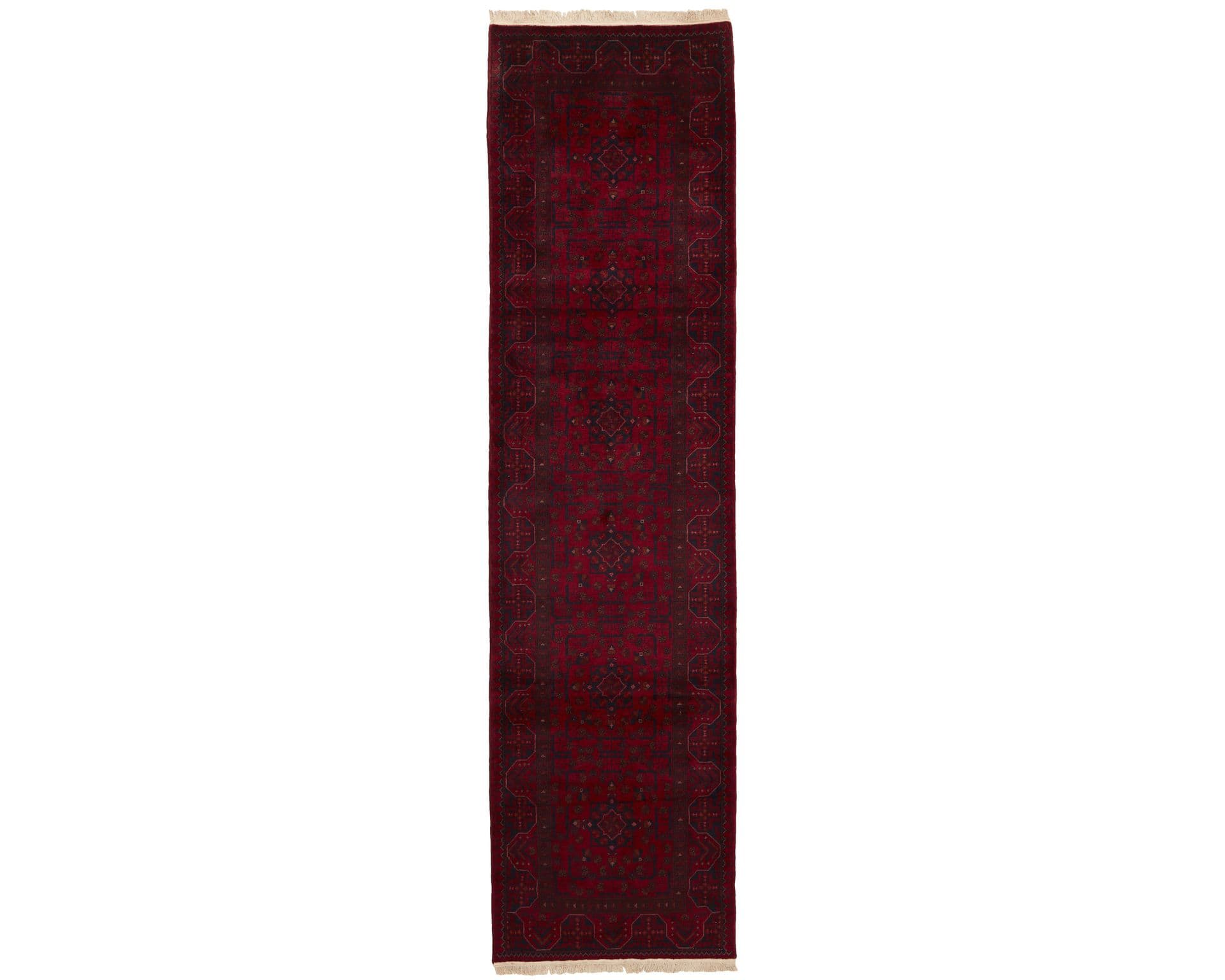 Old Afghan orientalisk matta 80 x 300 cm