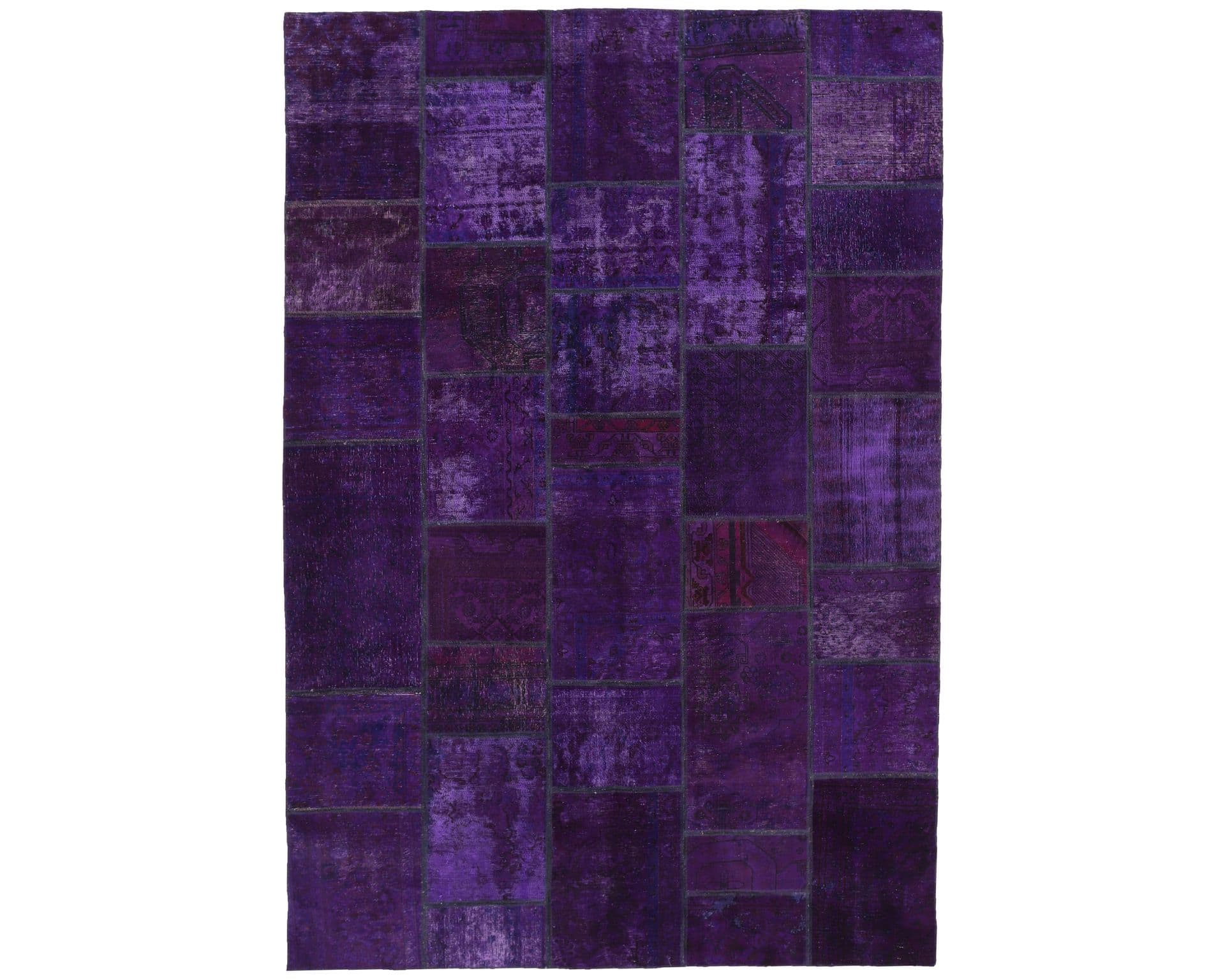 Vintage Patchwork orientalisk matta 207 x 308 cm