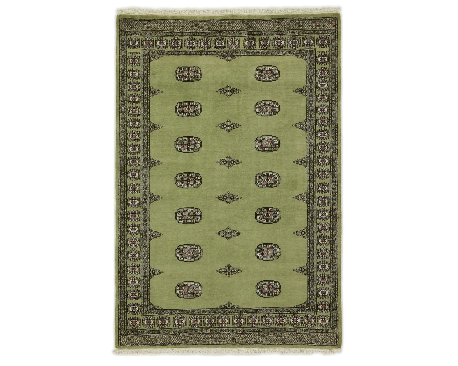 Pakistan handknotted orientalisk matta 137 x 203 cm
