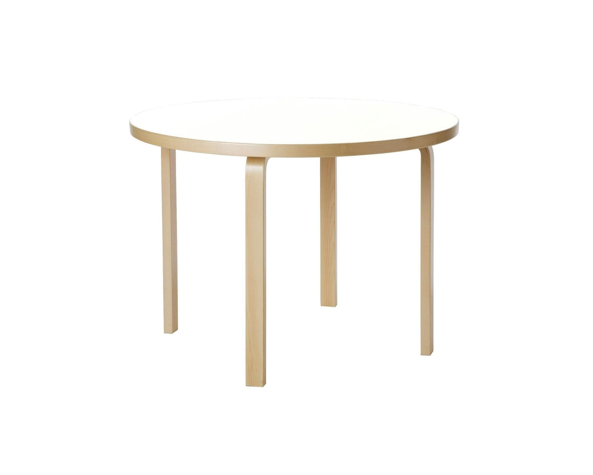 Artek 90A bord björk / vit