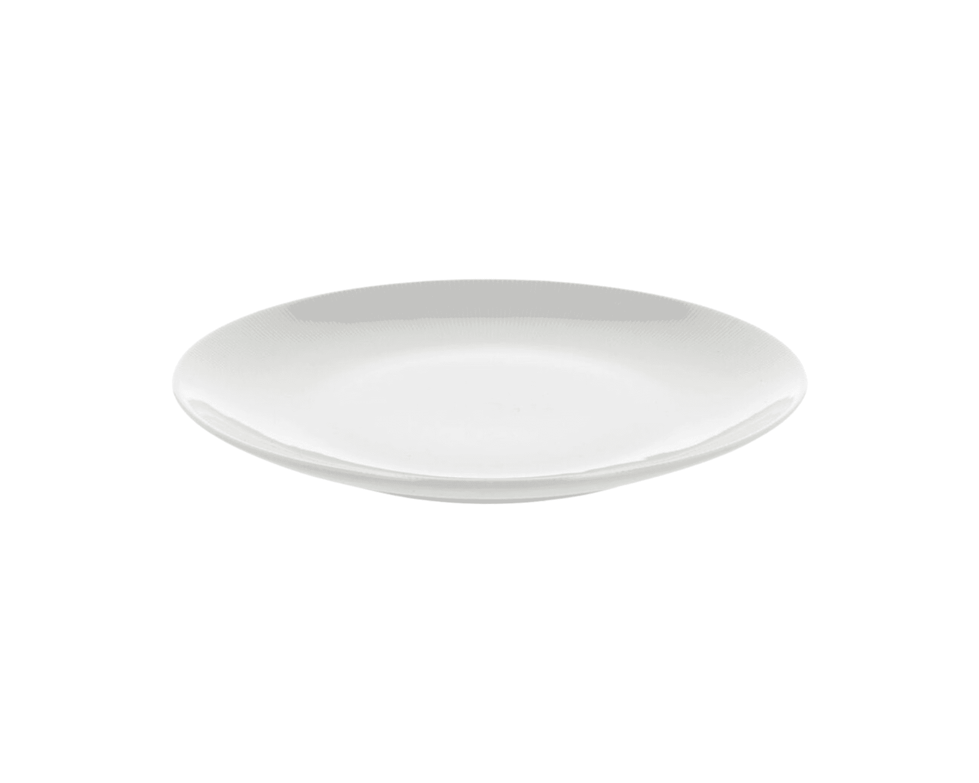 Pillivuyt Eventail tallrik ø 28 cm vit, set om 6