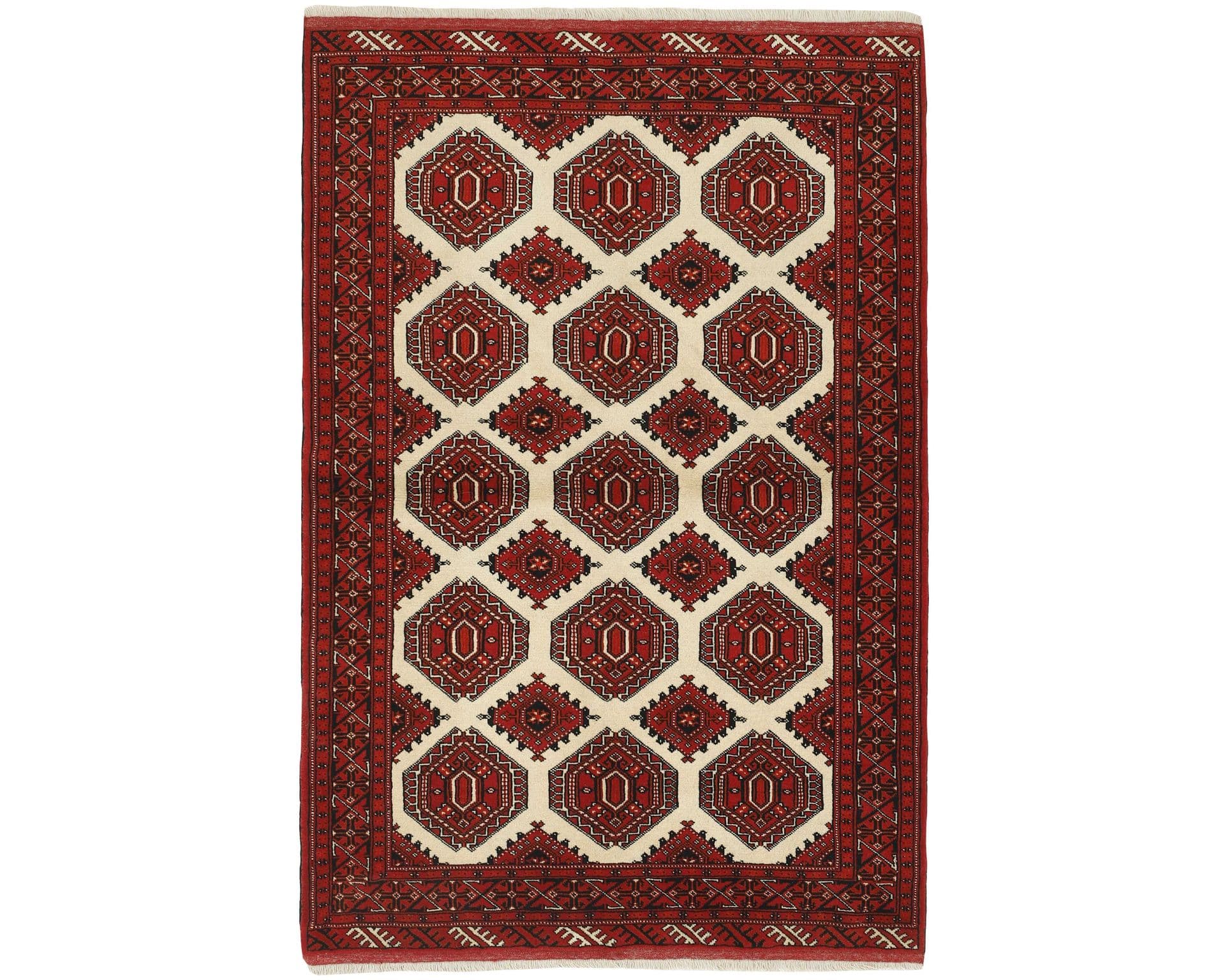 Torkaman Fine orientalisk matta 134 x 198 cm