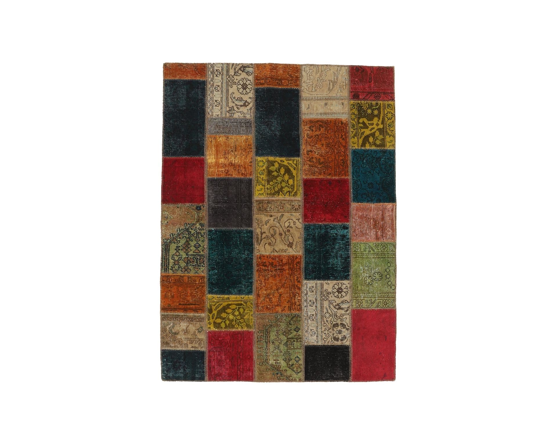Vintage Patchwork orientalisk matta 147 x 202 cm