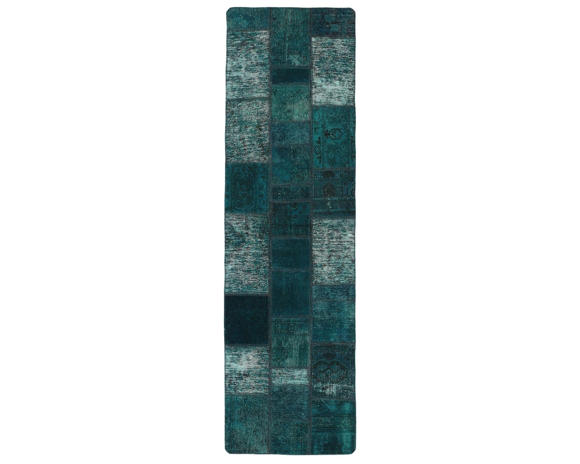 Vintage Patchwork orientalisk matta 75 x 259 cm