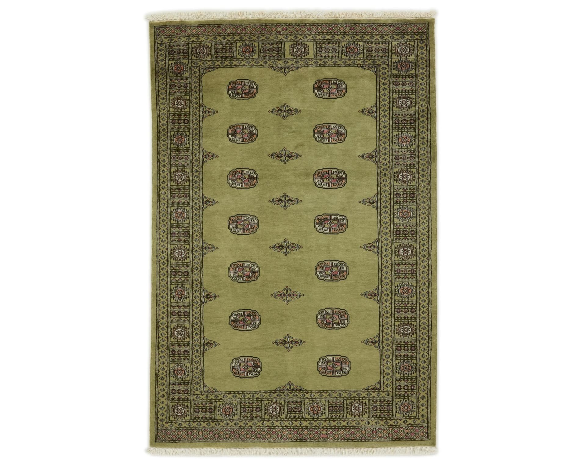 Pakistan handknotted orientalisk matta 140 x 210 cm