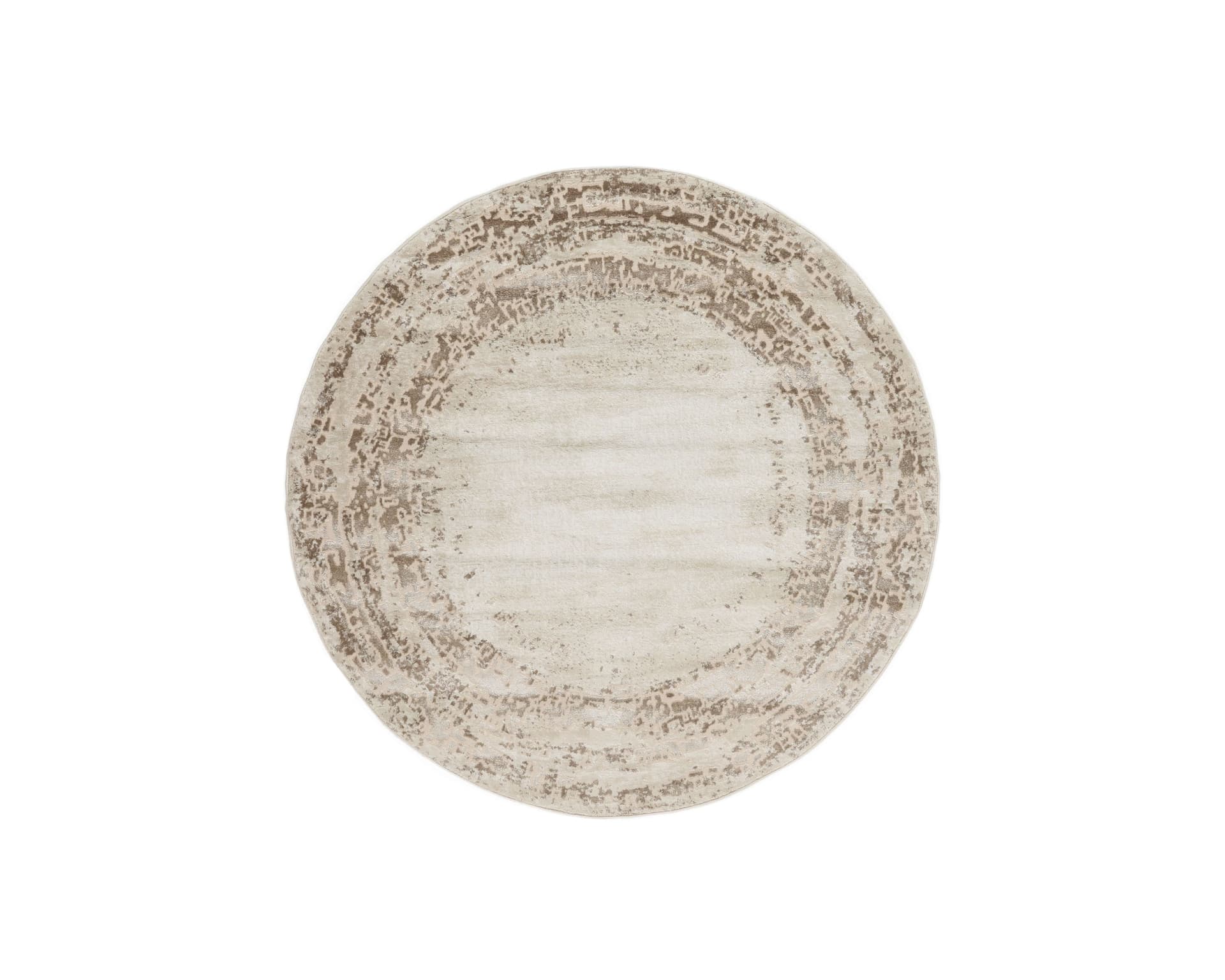 Rugvista Oliver gångmatta ø 200 cm beige