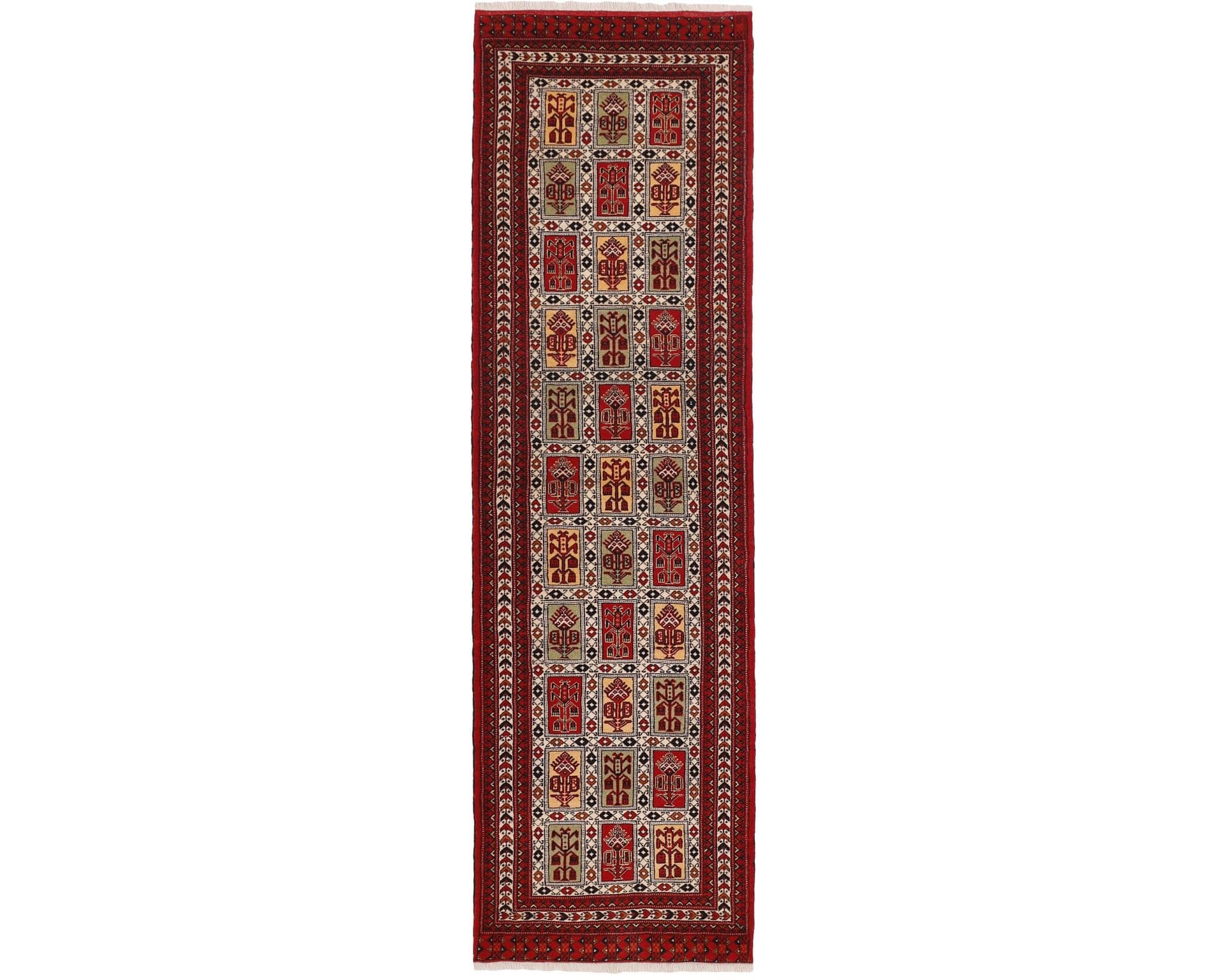 Torkaman Fine orientalisk matta 85 x 293 cm