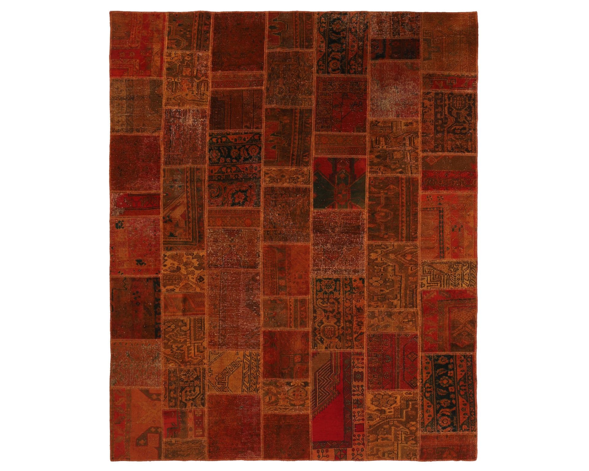 Vintage Patchwork orientalisk matta 252 x 307 cm