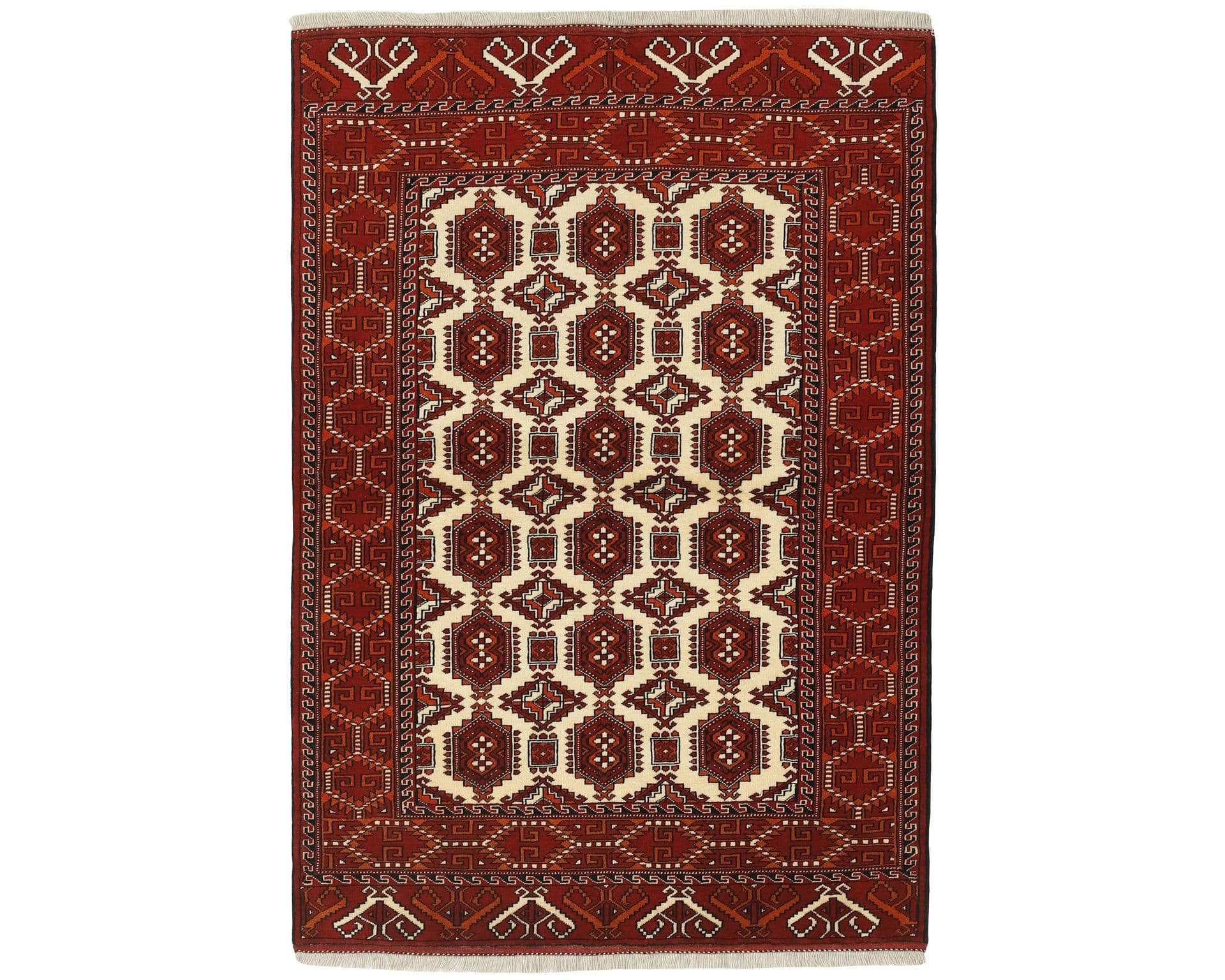 Torkaman Fine orientalisk matta 134 x 196 cm