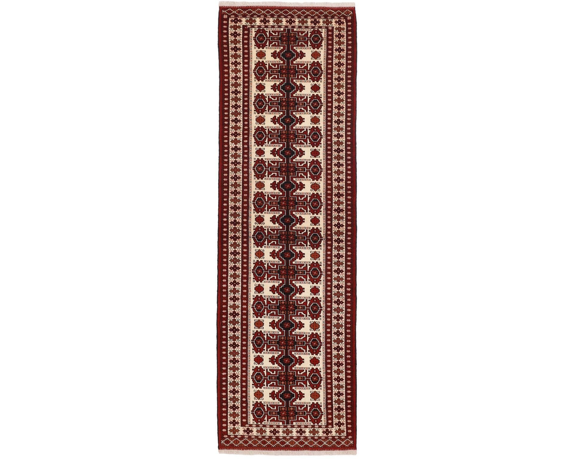 Torkaman Fine orientalisk matta 84 x 296 cm