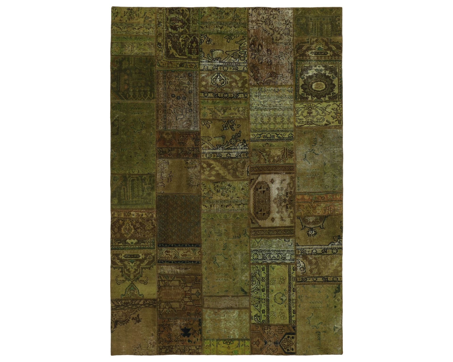 Vintage Patchwork orientalisk matta 207 x 309 cm