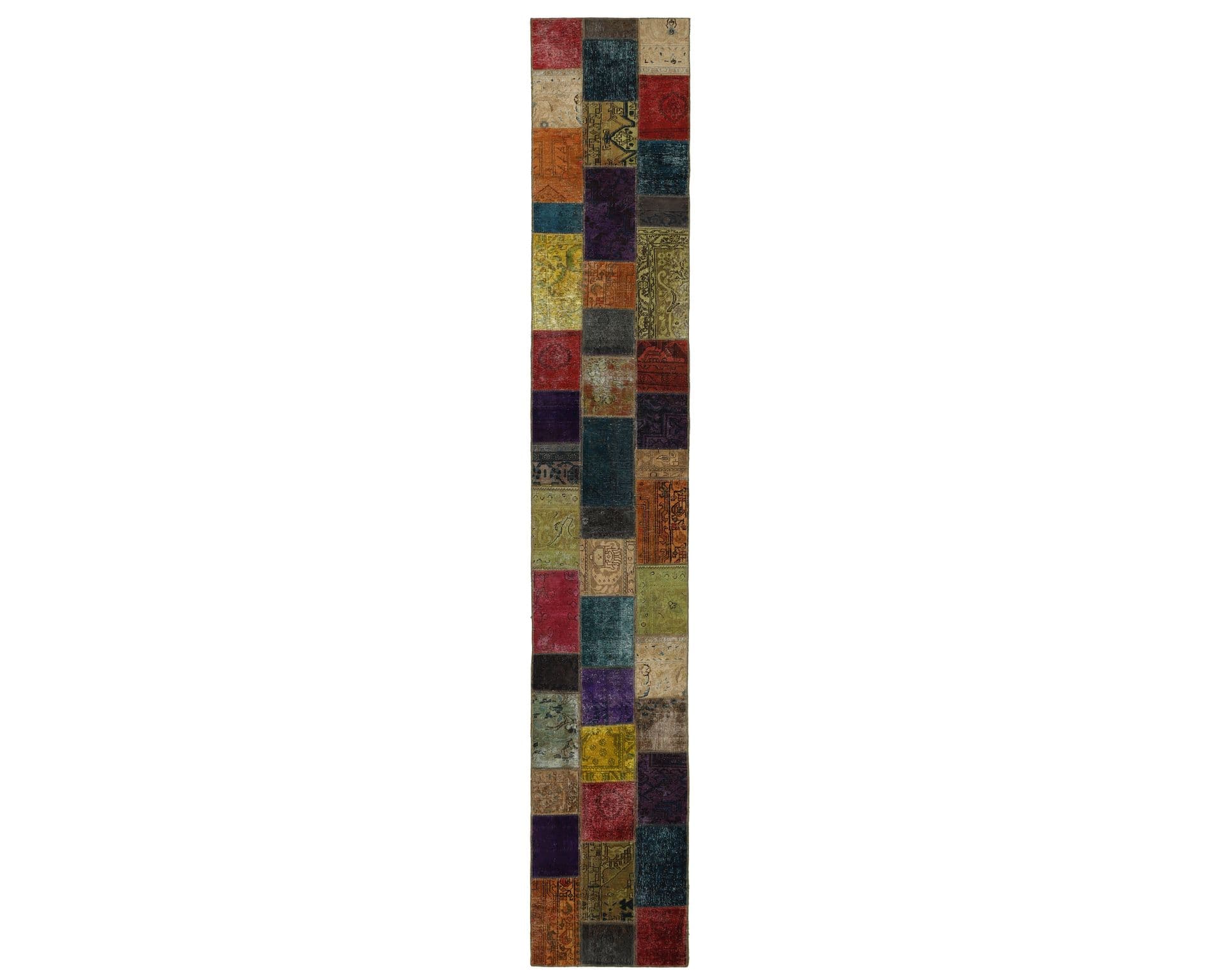 Vintage Patchwork orientalisk matta 80 x 510 cm