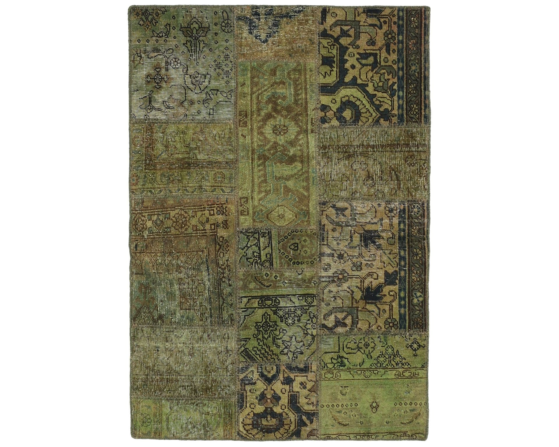 Vintage Patchwork orientalisk matta 108 x 158 cm