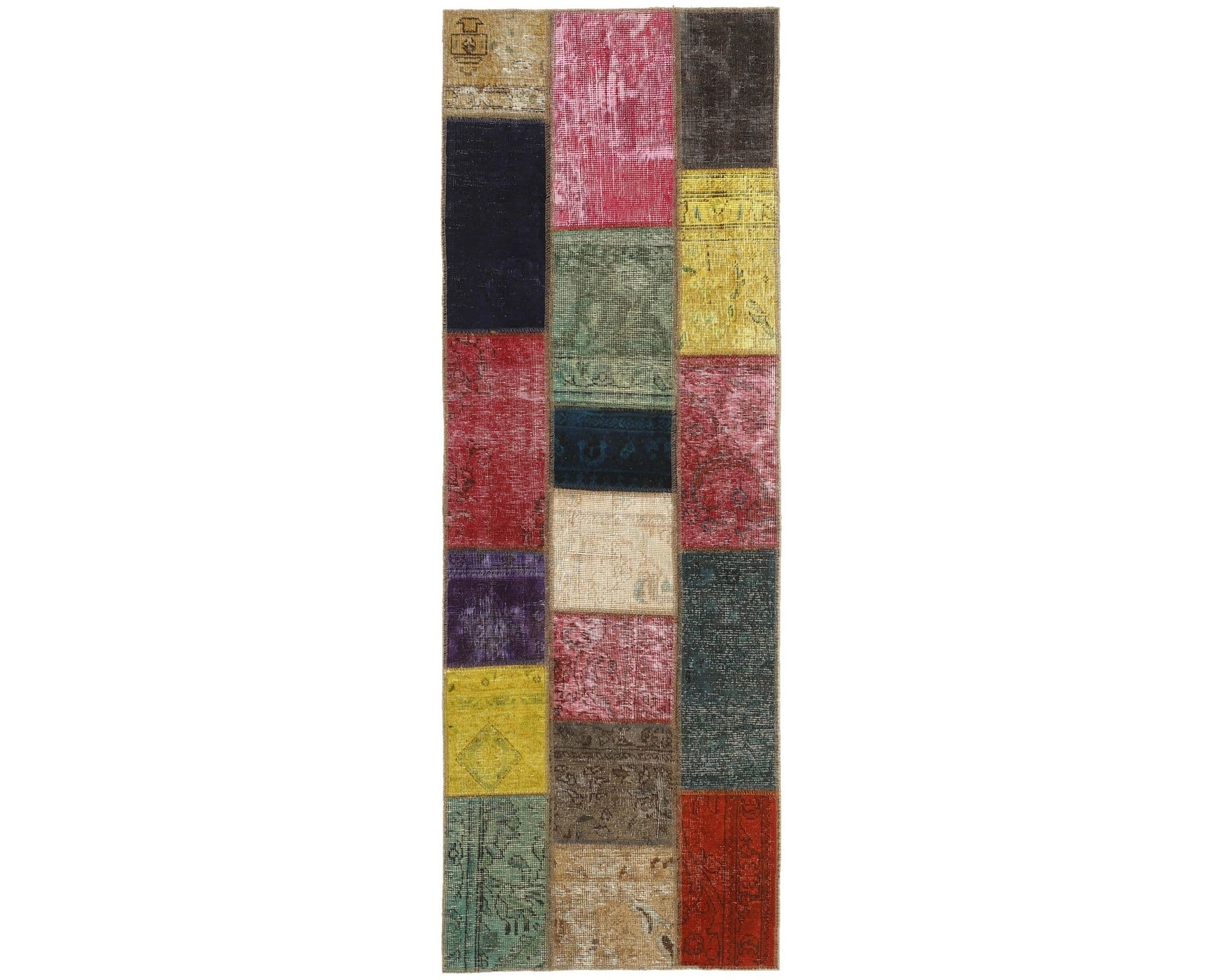 Vintage Patchwork orientalisk matta 73 x 206 cm