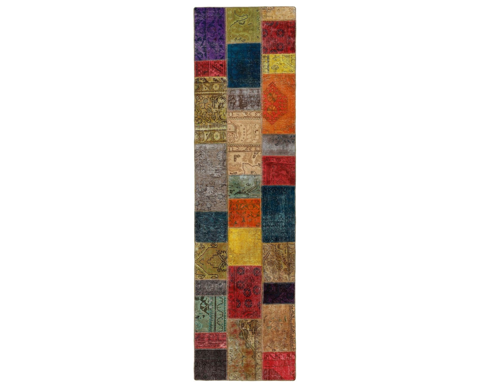 Vintage Patchwork orientalisk matta 82 x 309 cm