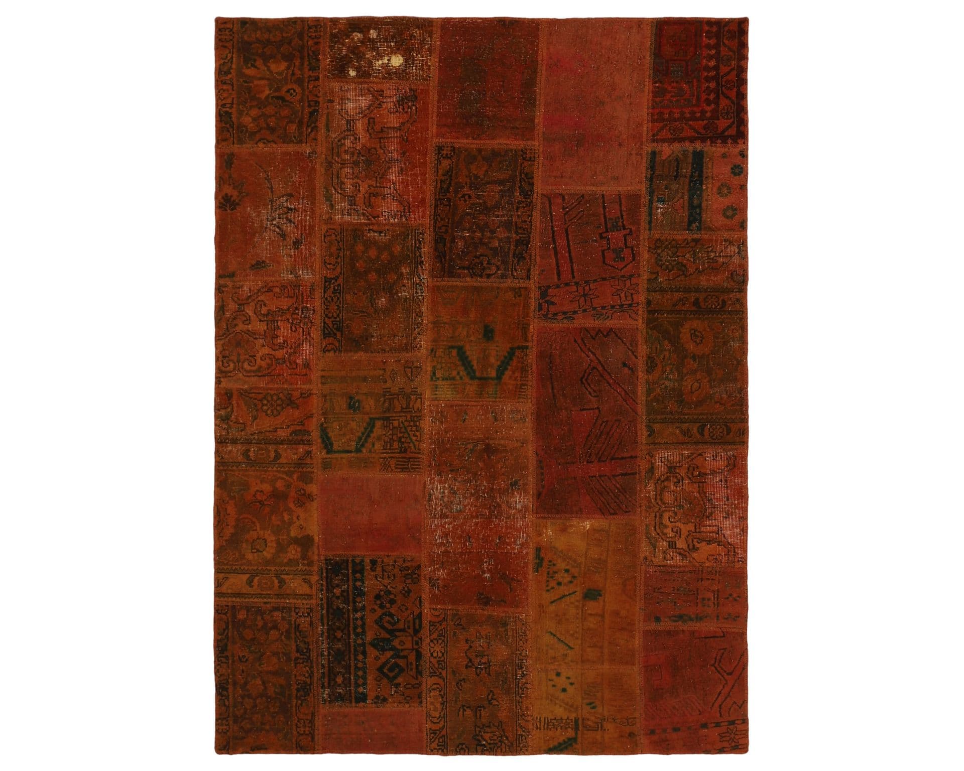 Vintage Patchwork orientalisk matta 143 x 207 cm