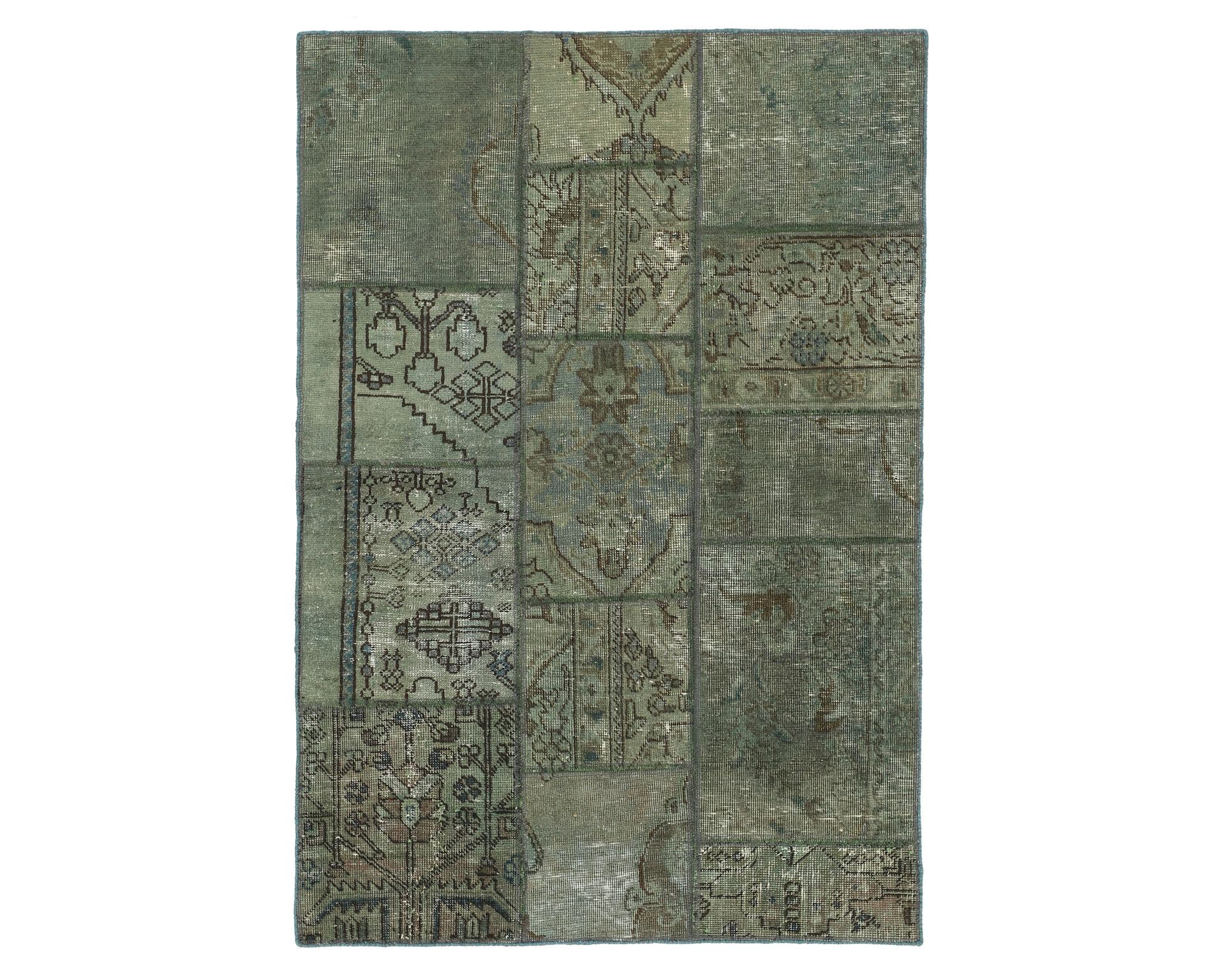 Vintage Patchwork orientalisk matta 107 x 157 cm
