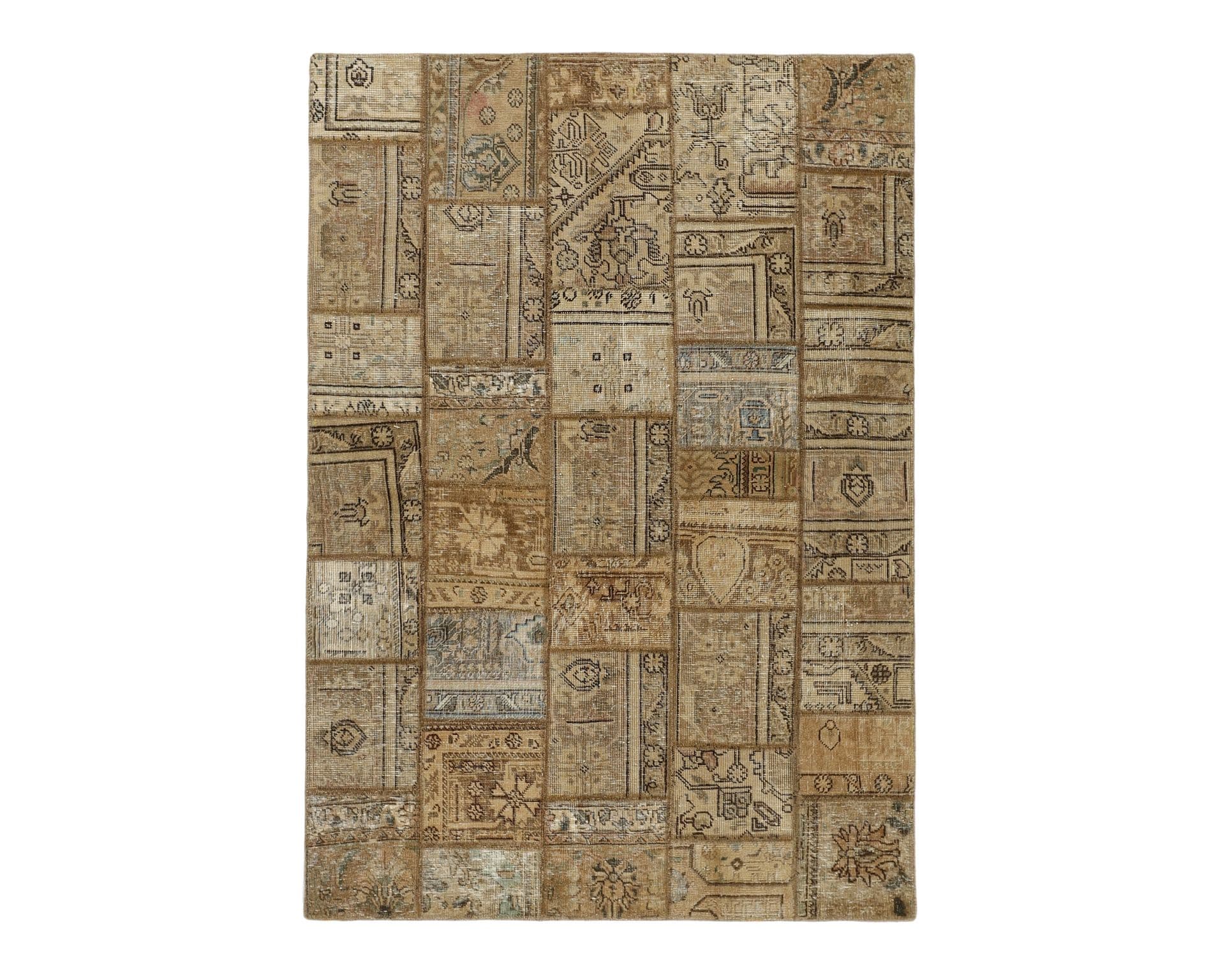 Vintage Patchwork orientalisk matta 144 x 202 cm