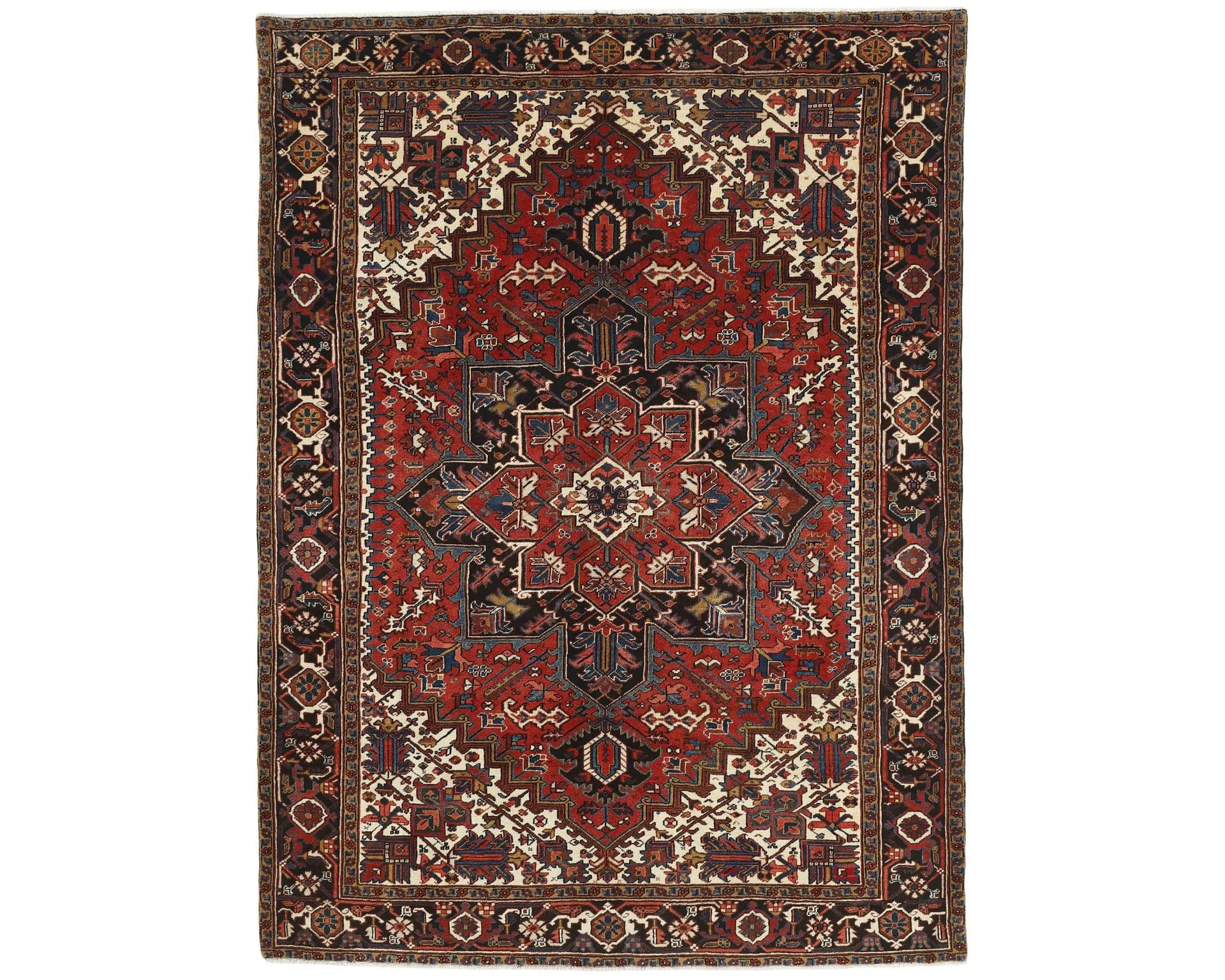 Heriz orientalisk matta 224 x 307 cm