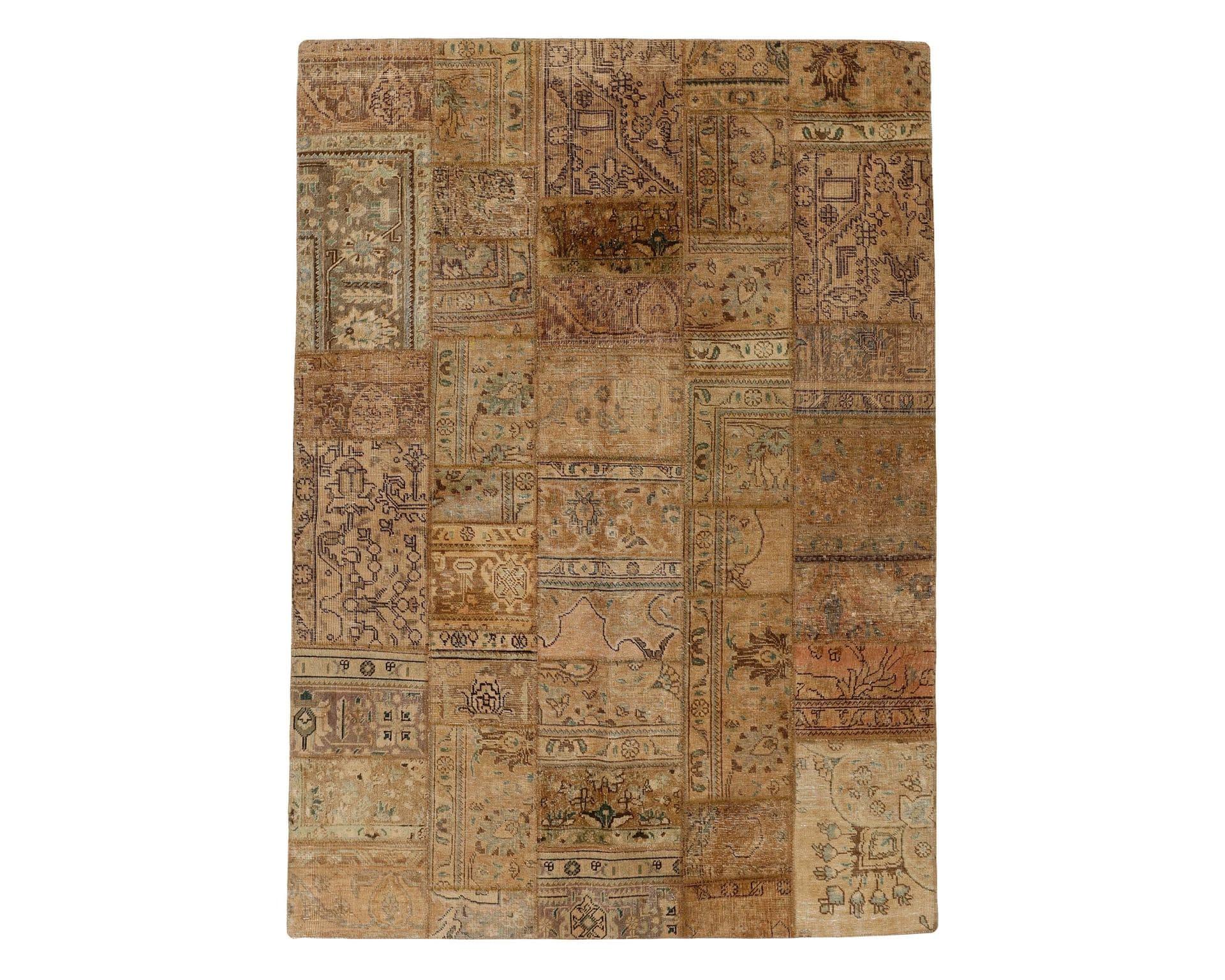 Vintage Patchwork orientalisk matta 175 x 244 cm
