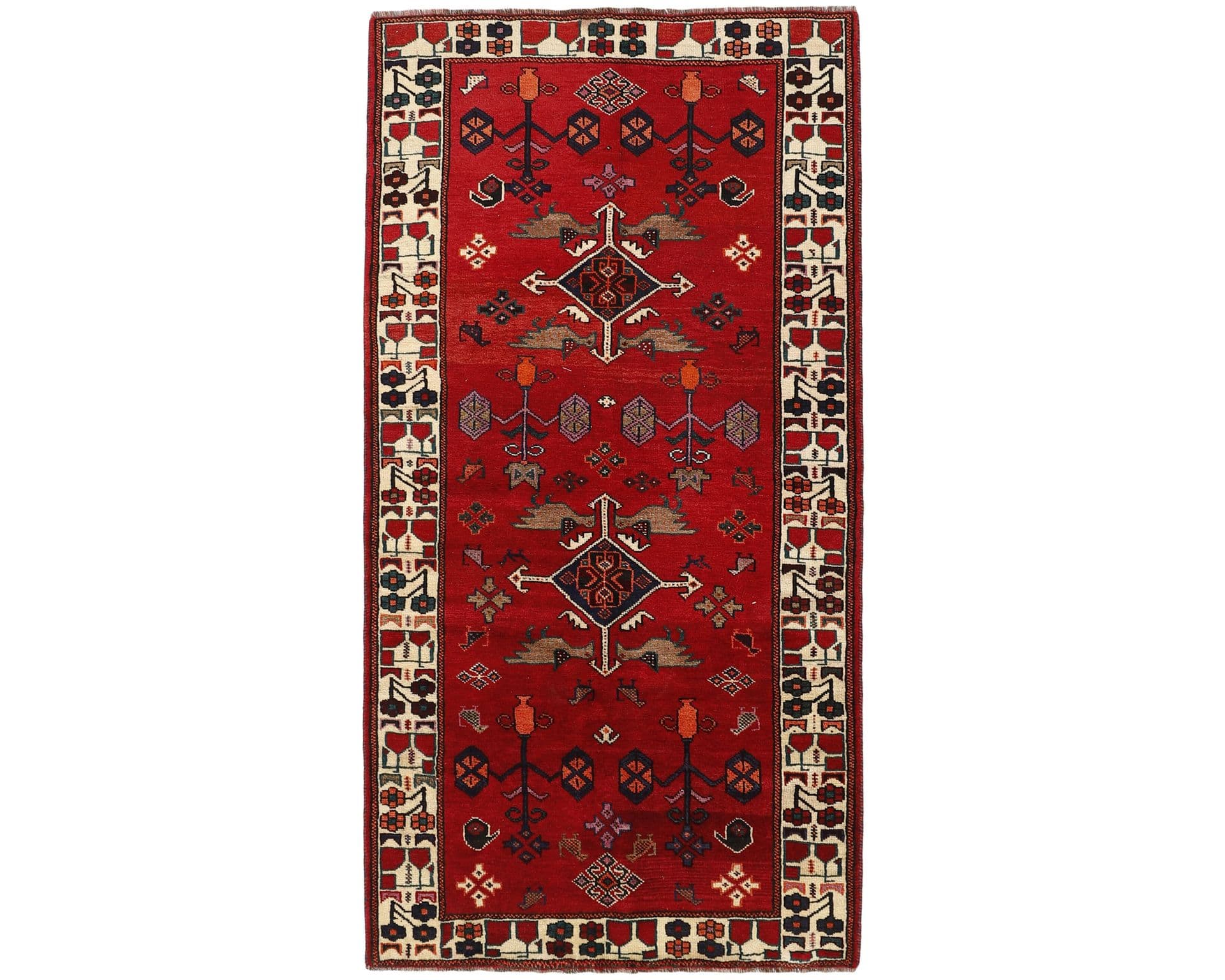 Shiraz orientalisk matta 126 x 242 cm