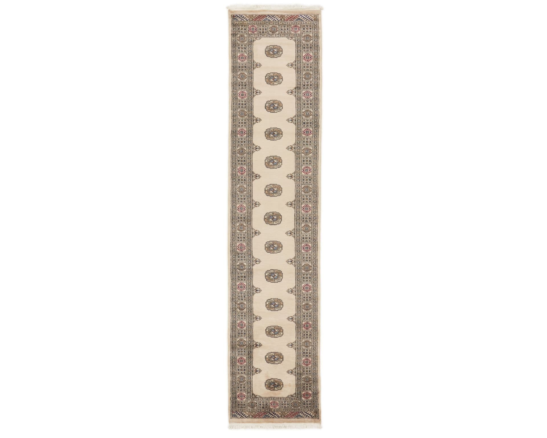 Pakistan handknotted orientalisk matta 78 x 349 cm