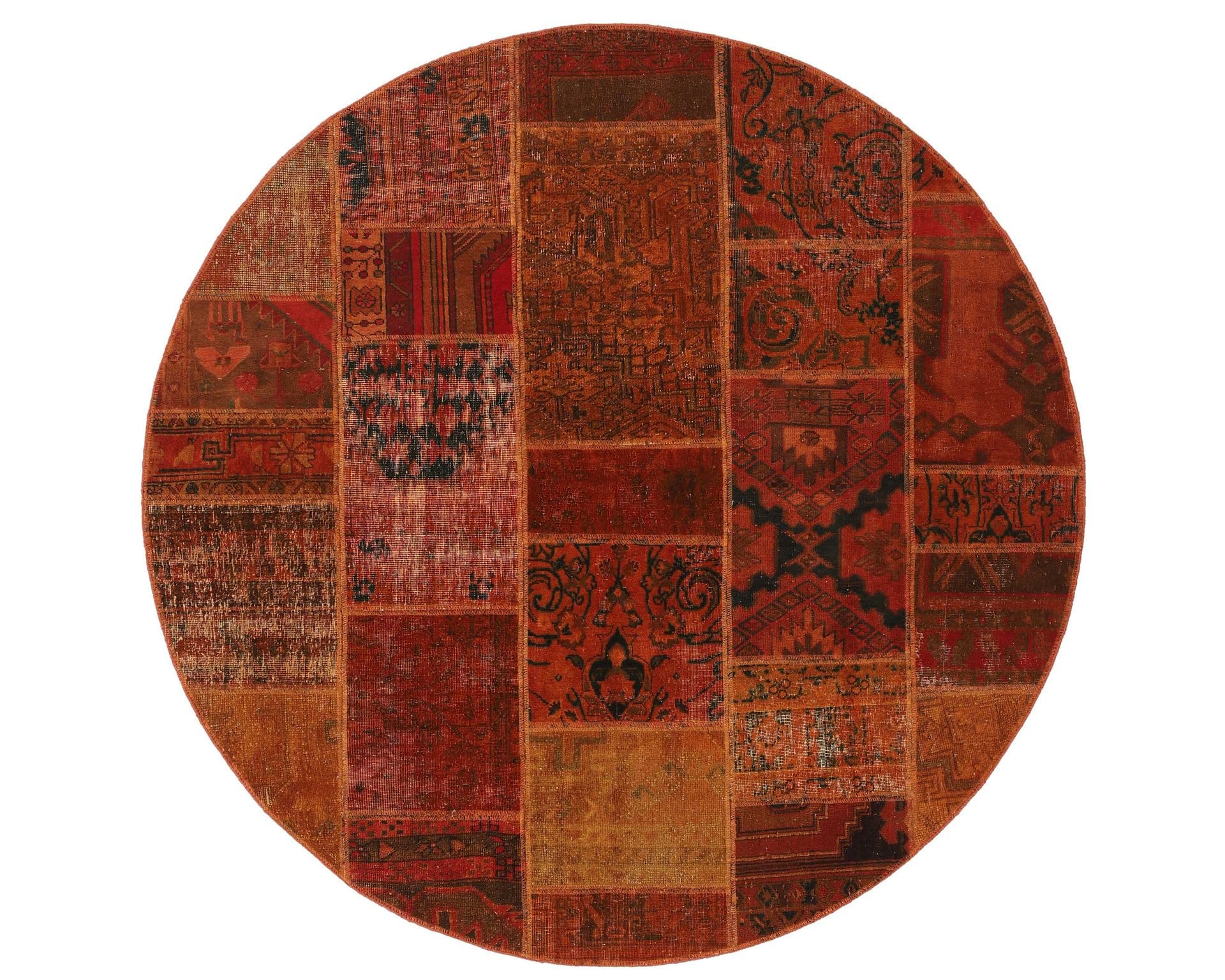 Vintage Patchwork orientalisk matta 200 x 200 cm