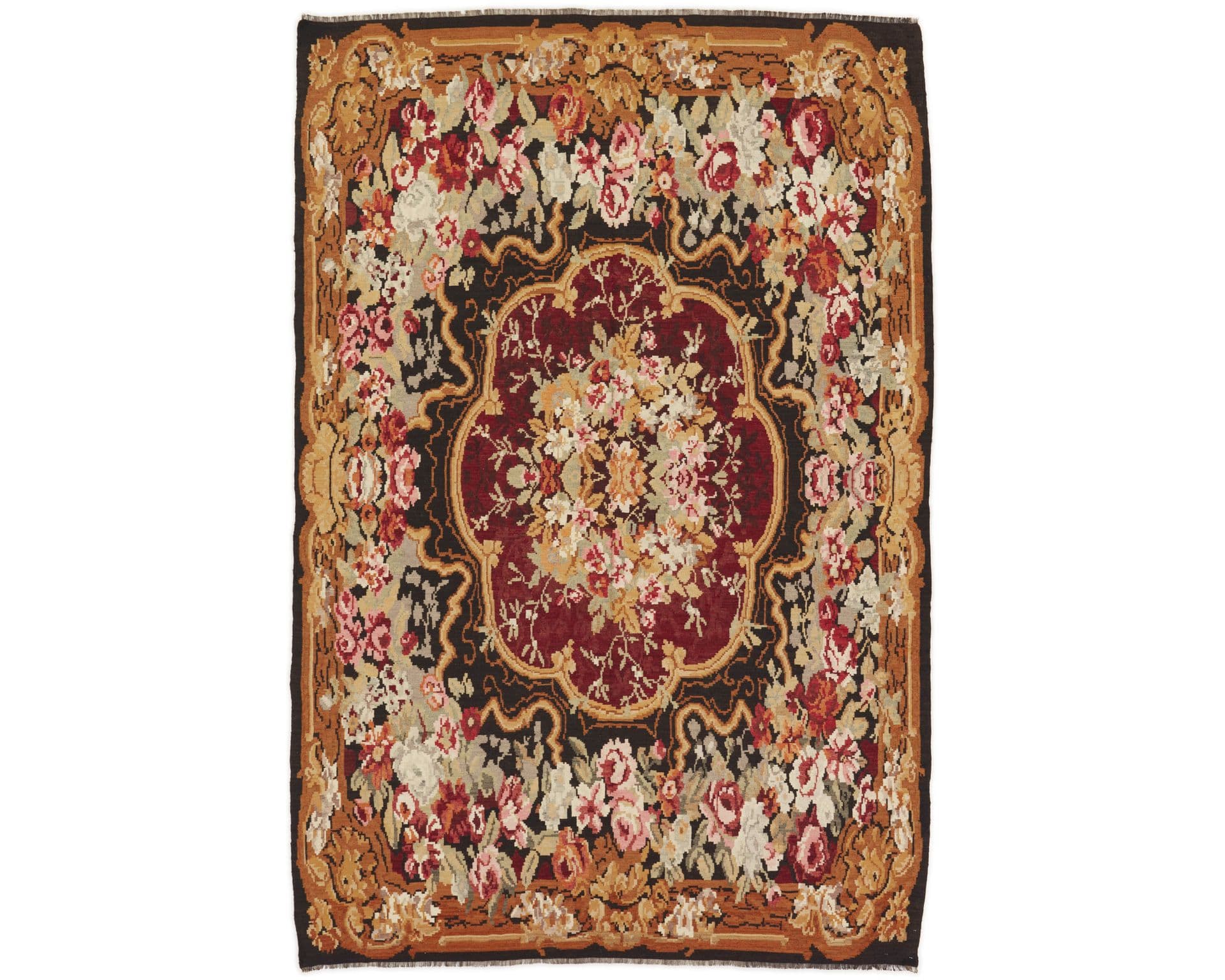 Rose Kelim orientalisk matta 233 x 350 cm