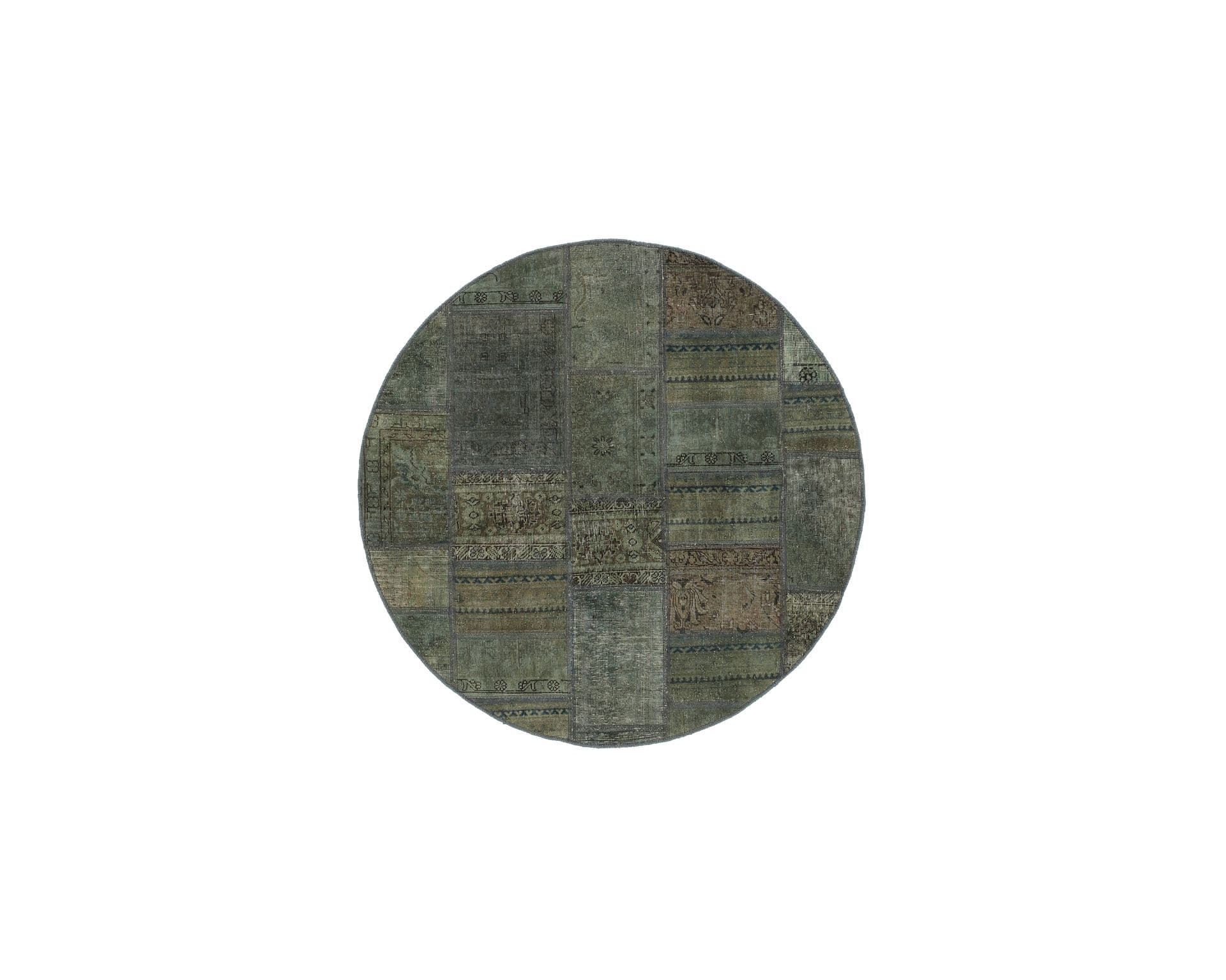 Vintage Patchwork orientalisk matta 150 x 150 cm