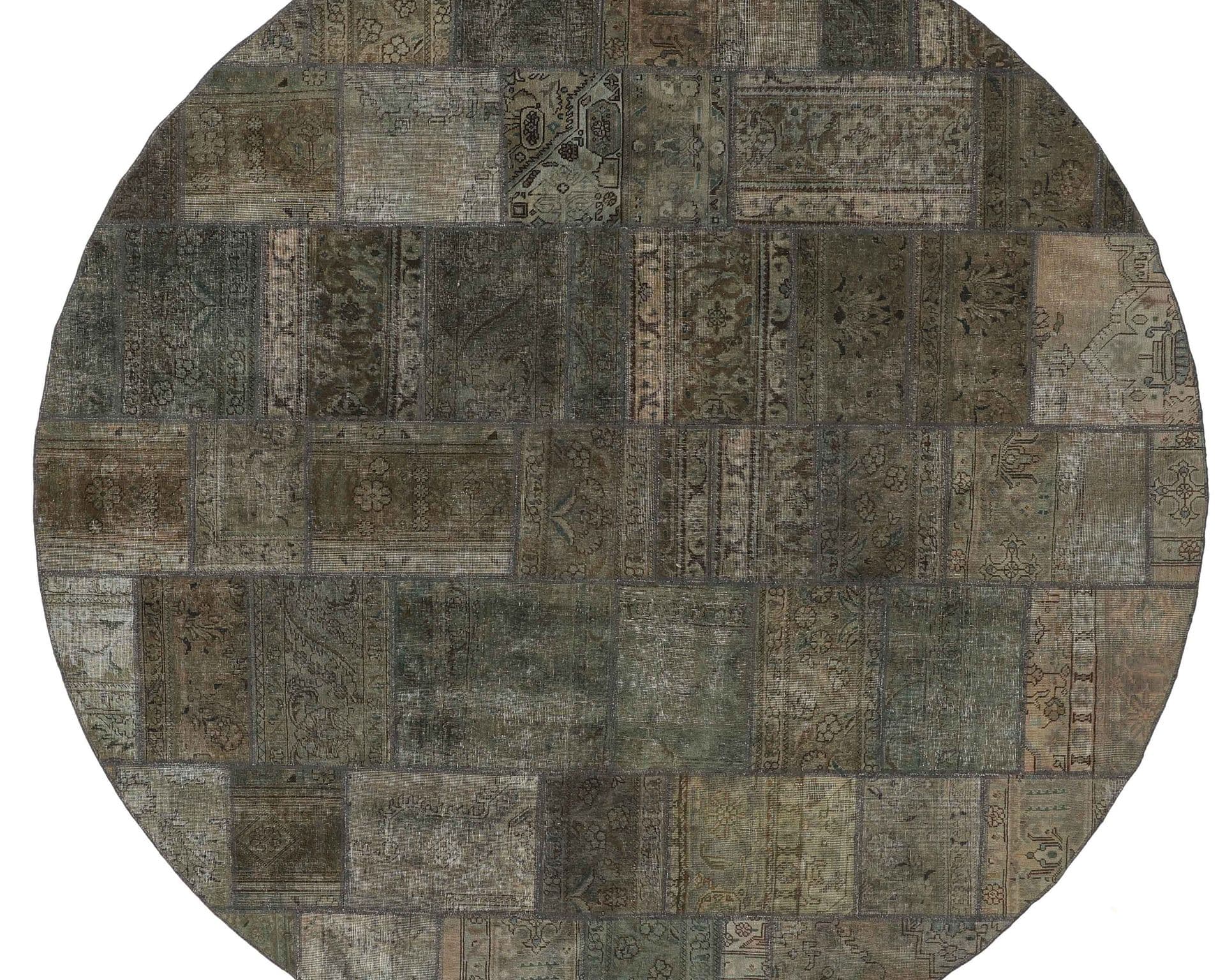 Vintage Patchwork orientalisk matta 300 x 300 cm