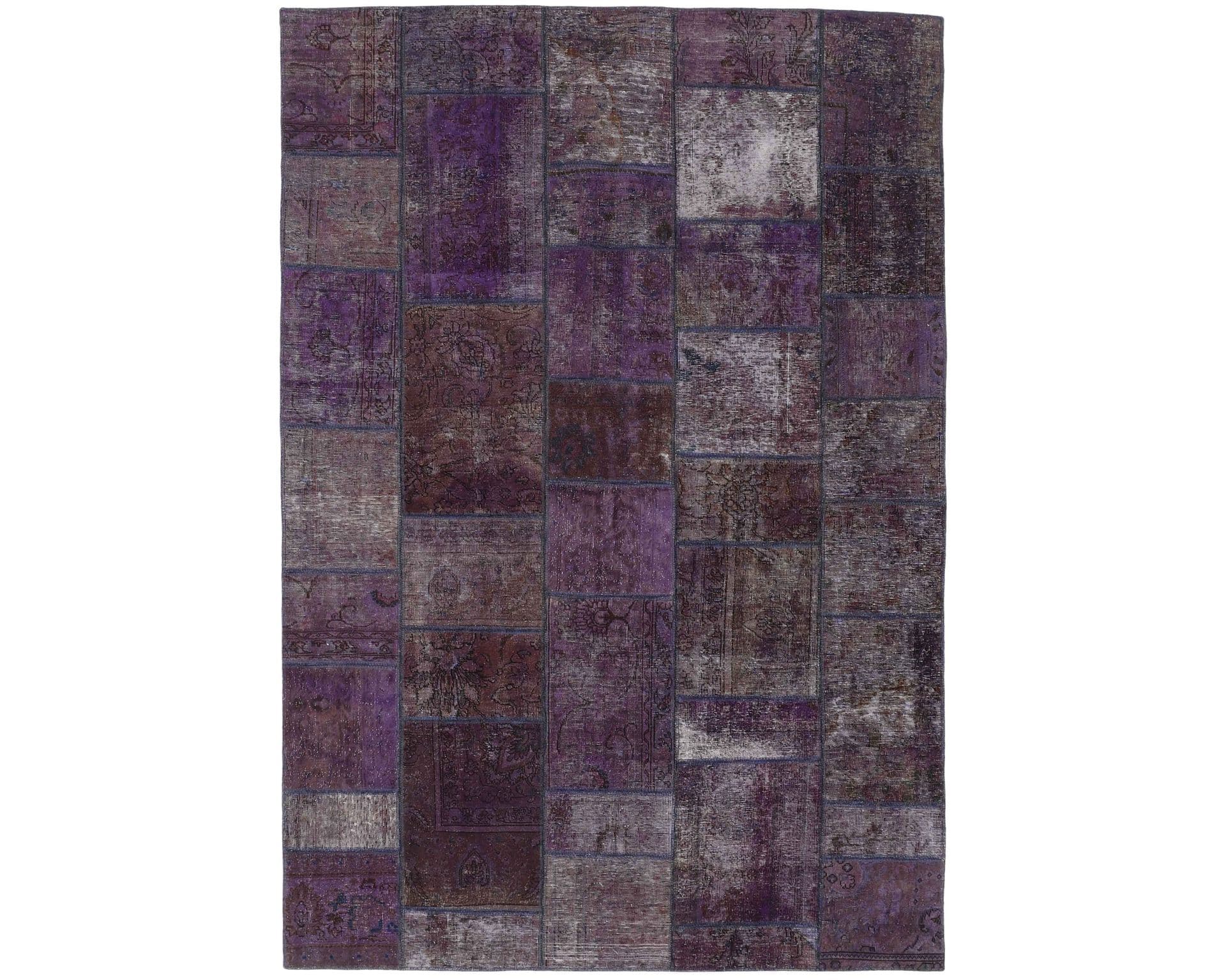 Vintage Patchwork orientalisk matta 203 x 303 cm