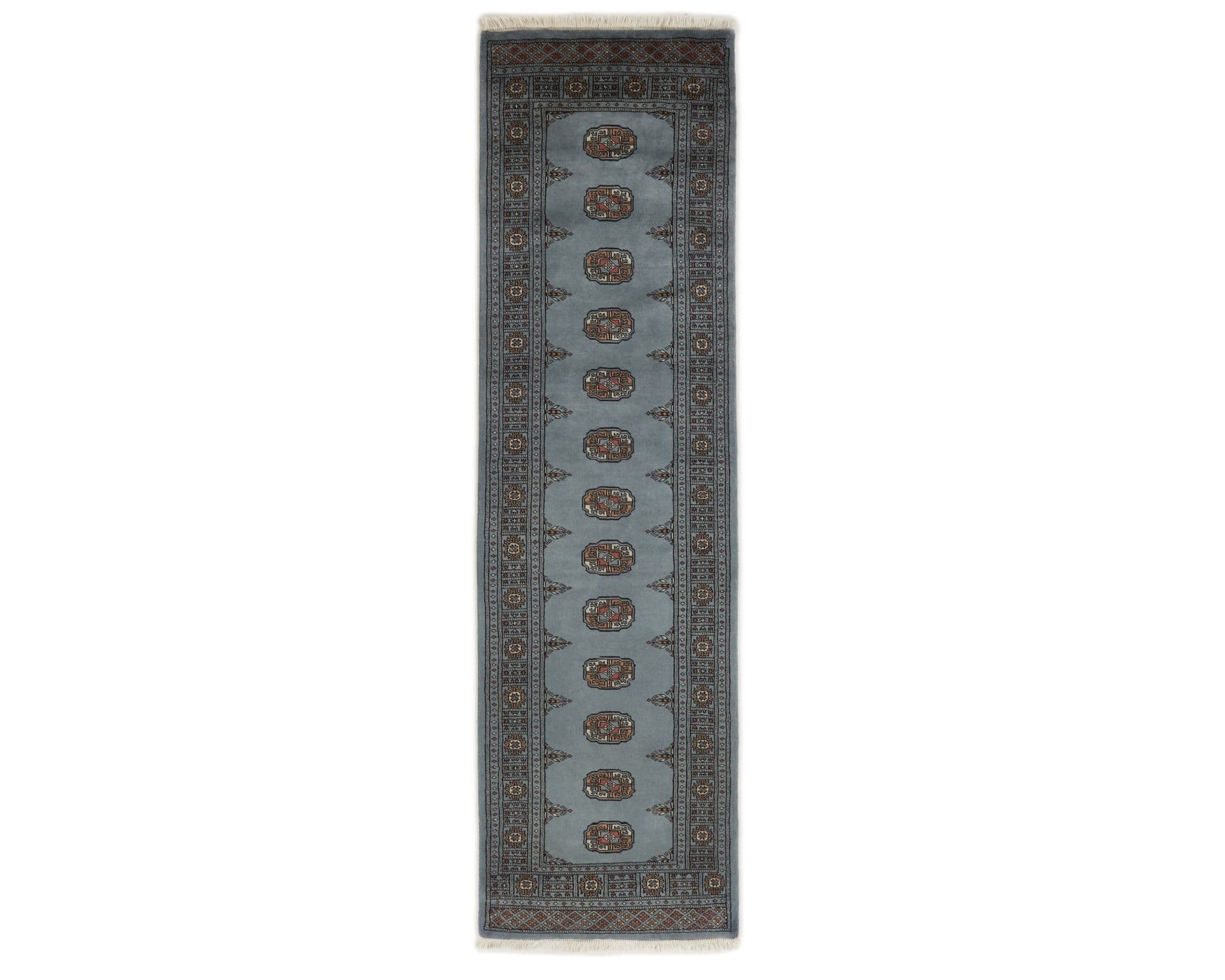 Pakistan handknotted orientalisk matta 73 x 259 cm