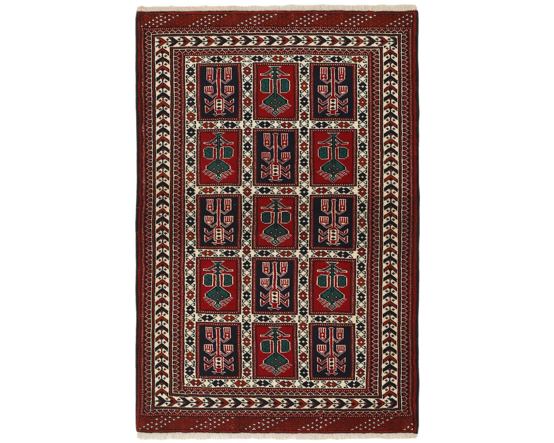 Torkaman Fine orientalisk matta 103 x 151 cm